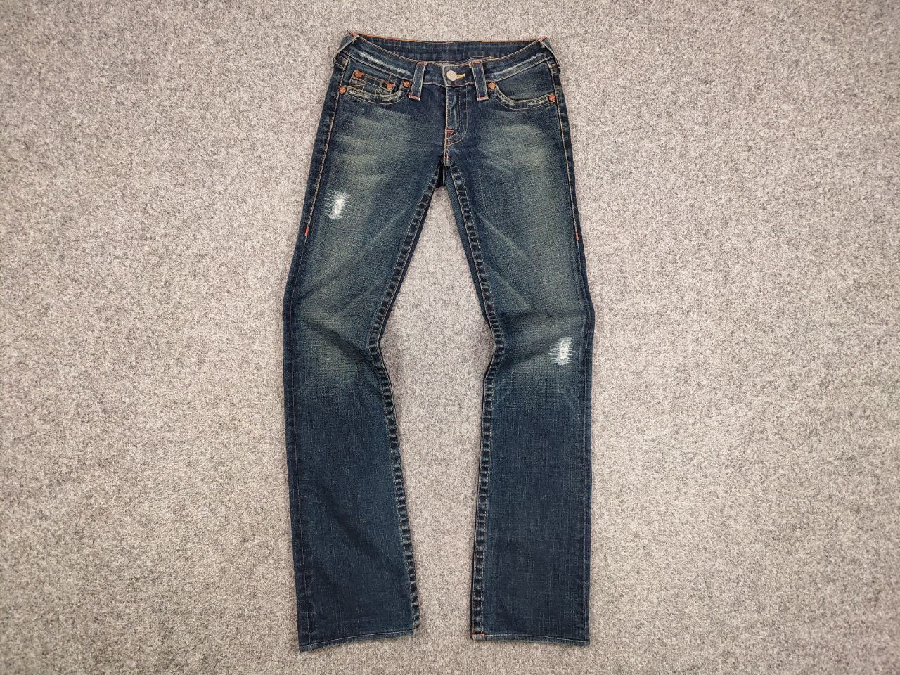True Religion Vintage True Religion section Row Seat Jeans Made in USA ; Size 28" / US 6 / IT 42 - 13 Thumbnail