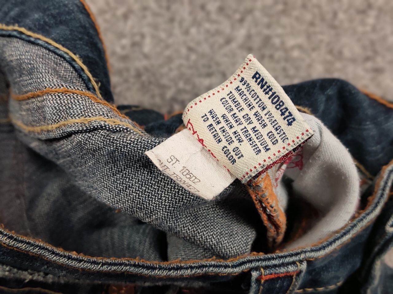 True Religion Vintage True Religion section Row Seat Jeans Made in USA ; Size 28" / US 6 / IT 42 - 21 Thumbnail