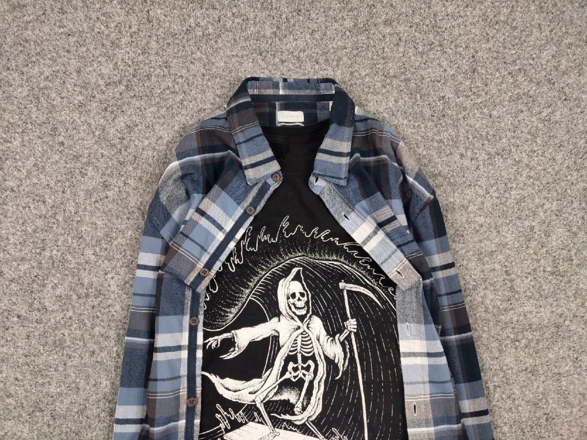 Flannel Vintage Flannel Shirt Travis Scott Style Streetwear Hype Size US XL / EU 56 / 4 - 4 Thumbnail