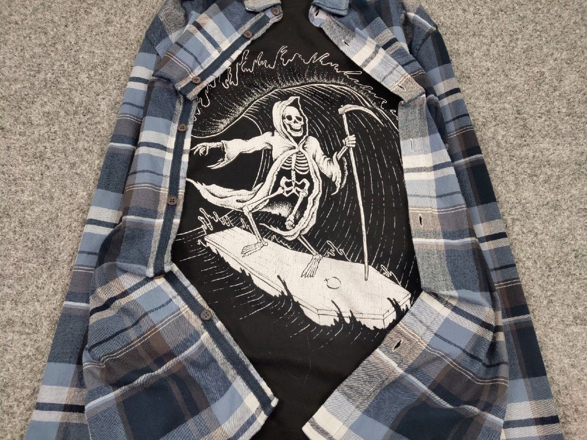 Flannel Vintage Flannel Shirt Travis Scott Style Streetwear Hype Size US XL / EU 56 / 4 - 6 Thumbnail