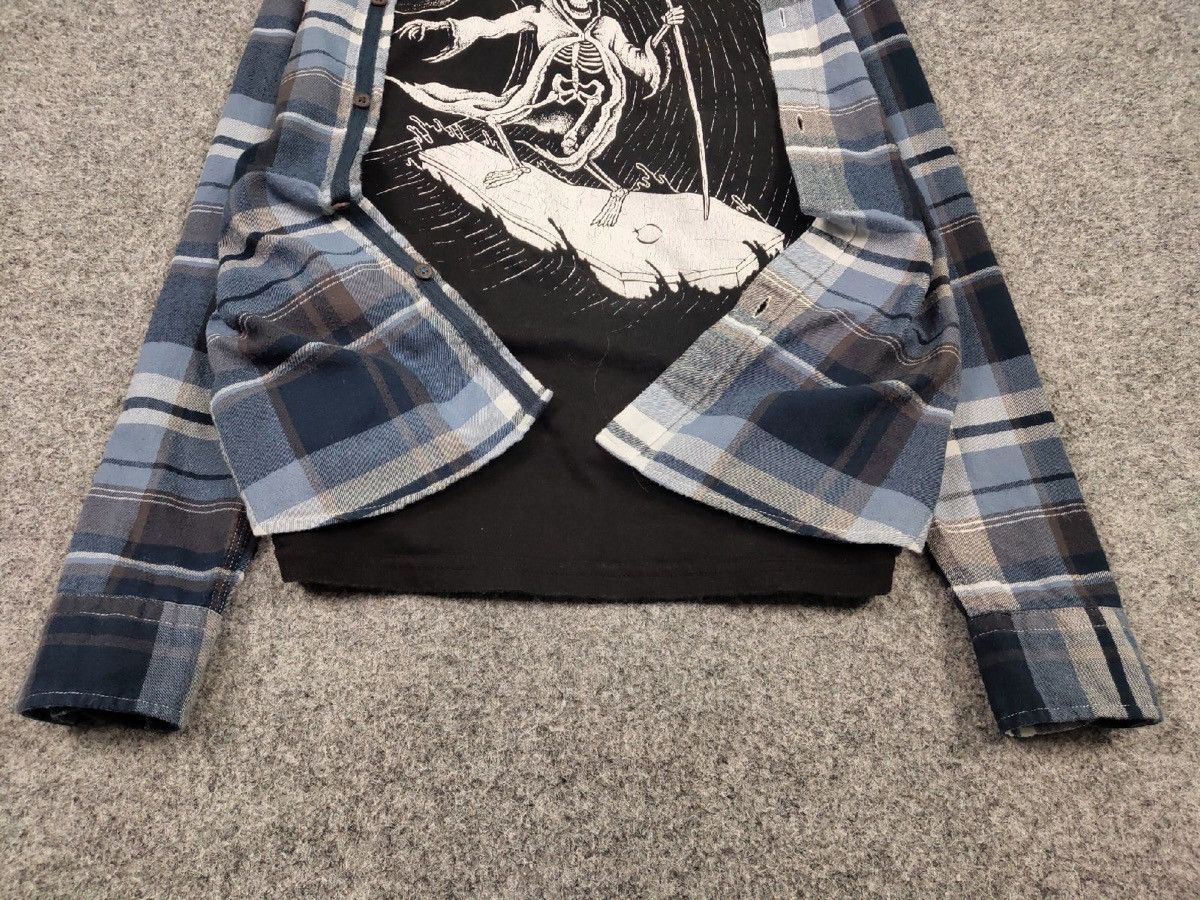 Flannel Vintage Flannel Shirt Travis Scott Style Streetwear Hype Size US XL / EU 56 / 4 - 5 Thumbnail