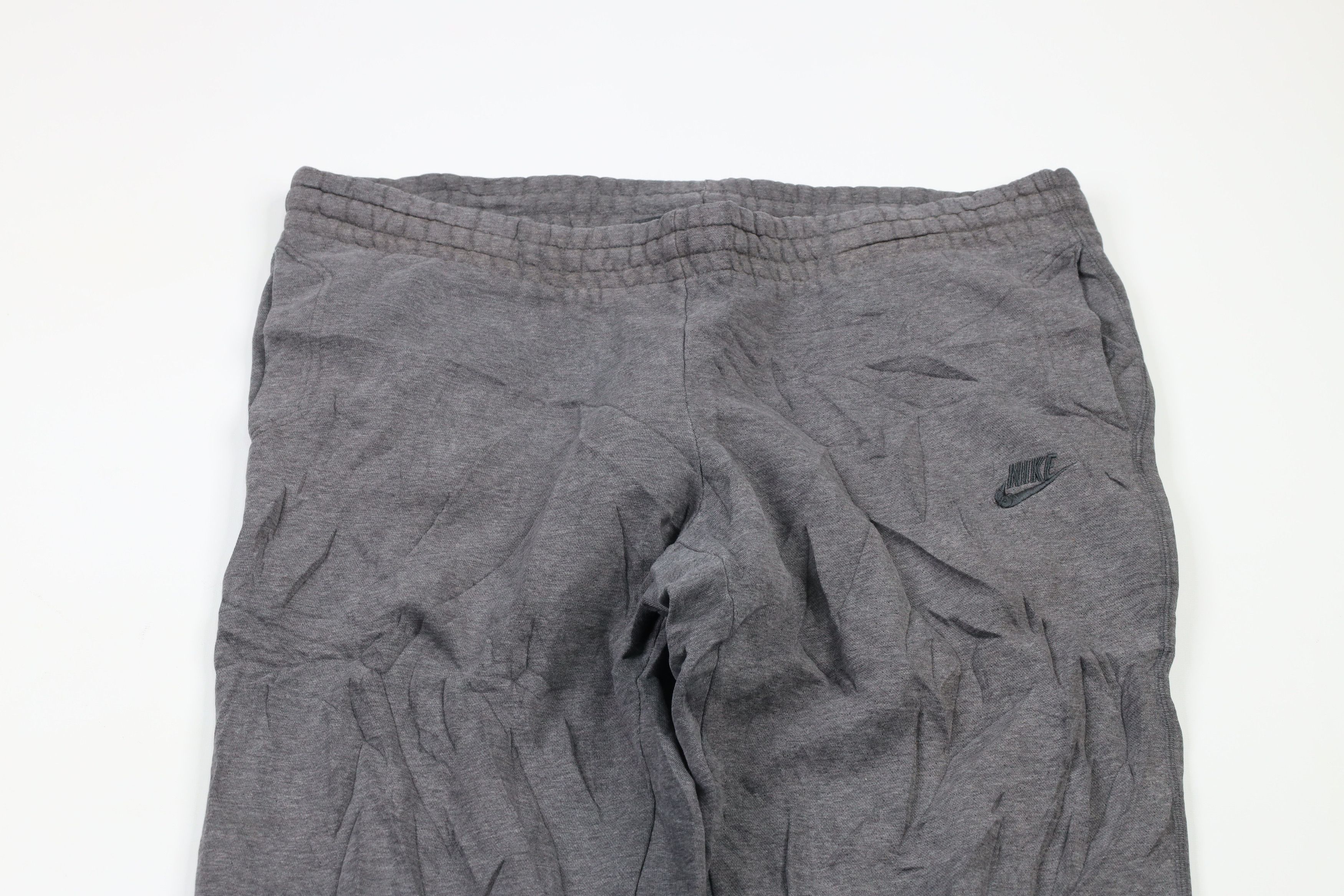 Nike × Vintage Vintage Nike Travis Scott Mini Swoosh Wide Leg Sweatpants Size US 34 / EU 50 - 2 Thumbnail