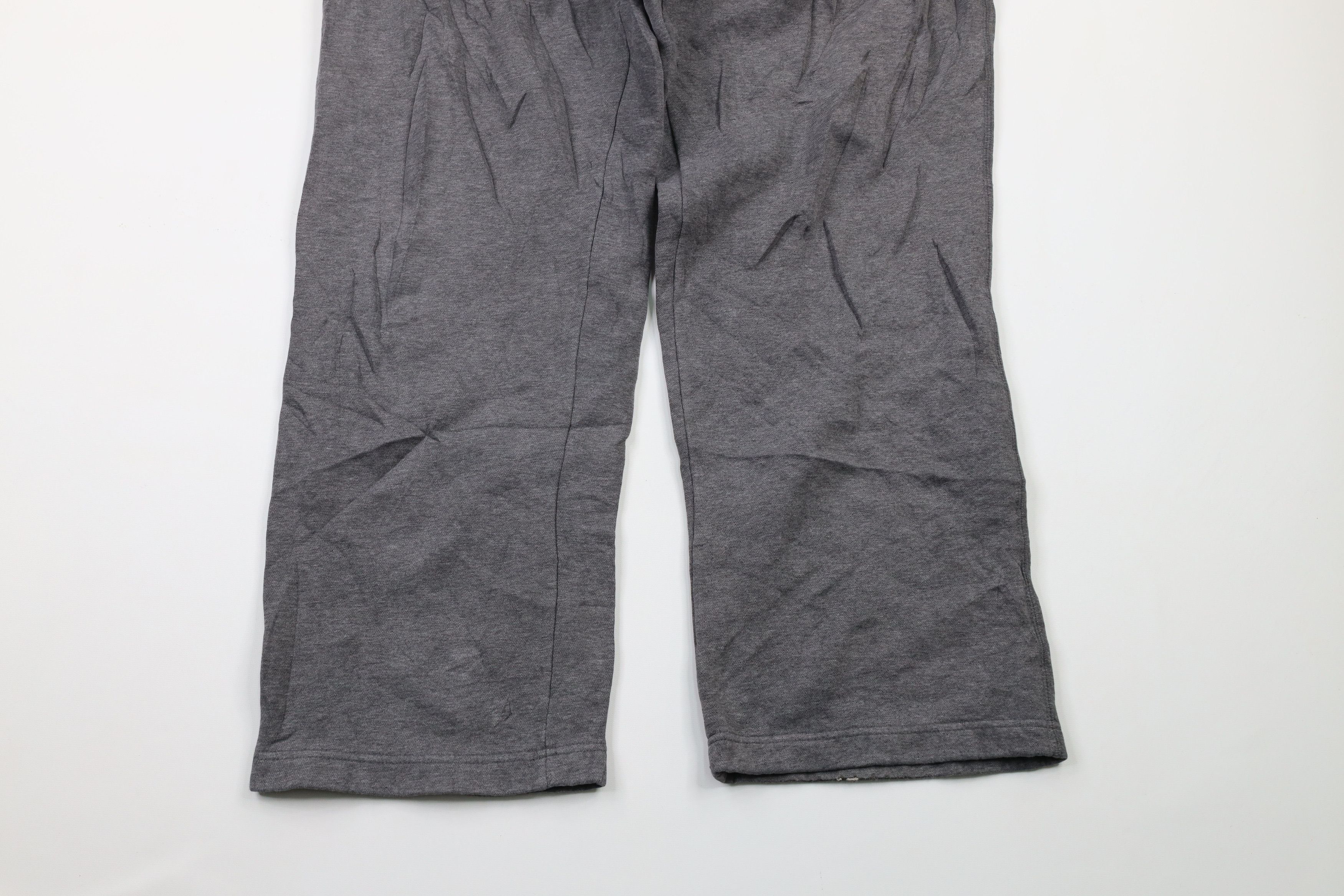 Nike × Vintage Vintage Nike Travis Scott Mini Swoosh Wide Leg Sweatpants Size US 34 / EU 50 - 3 Thumbnail