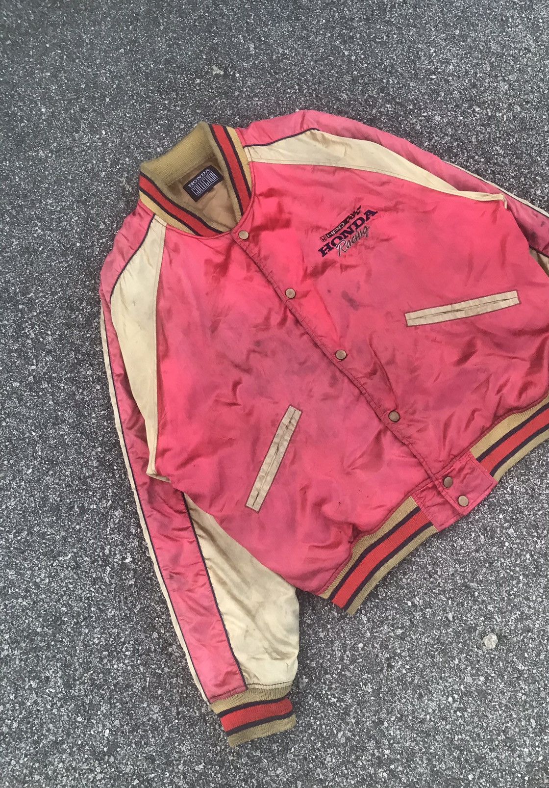 Honda × Sports Specialties Vtg 80’s Honda Racing Powered Souvenir Jacket Size US L / EU 52-54 / 3 - 5 Thumbnail