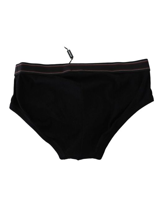 Dolce & Gabbana, Underwear & Socks, Dolce Gabbana Black Striped Cotton  Brando Brief Underwear