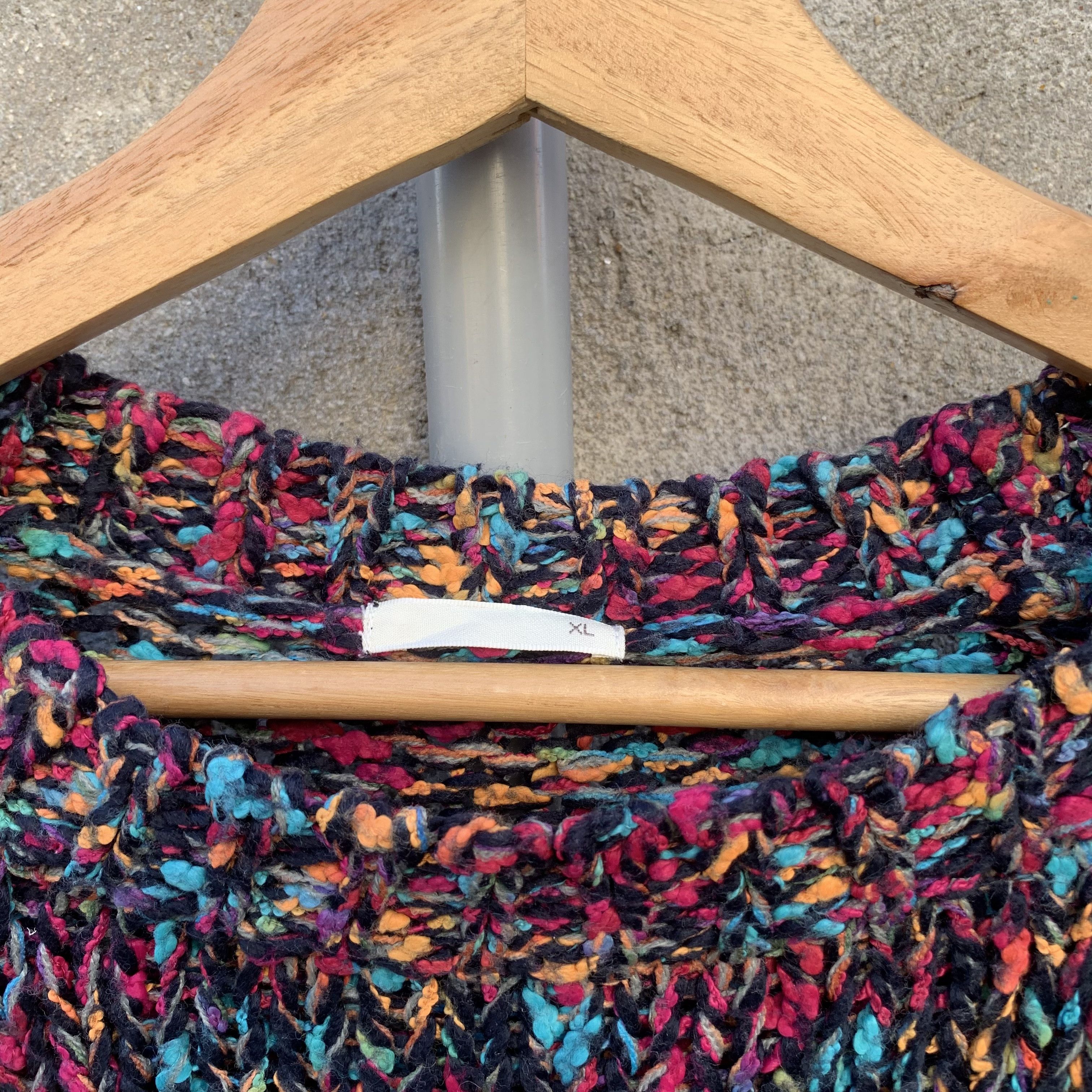 Aran Isles Knitwear Baggy Knit Honeycomb Jumper Japanese Brand Cropped Sweater Size M / US 6-8 / IT 42-44 - 5 Thumbnail