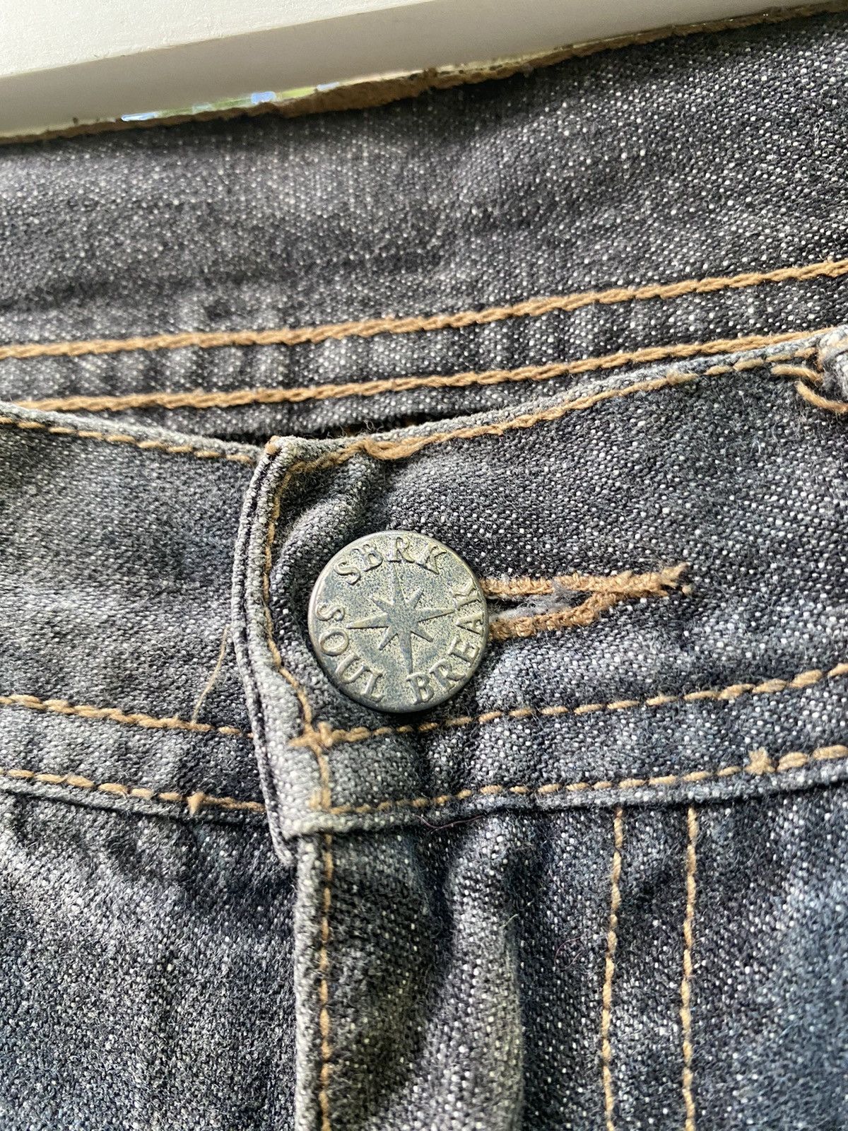 If Six Was Nine VINTAGE SOUL BREAK X BBRK DESIGNER DENIM Size US 34 / EU 50 - 7 Thumbnail