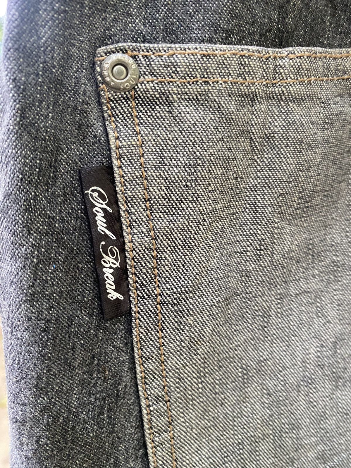 If Six Was Nine VINTAGE SOUL BREAK X BBRK DESIGNER DENIM Size US 34 / EU 50 - 9 Thumbnail