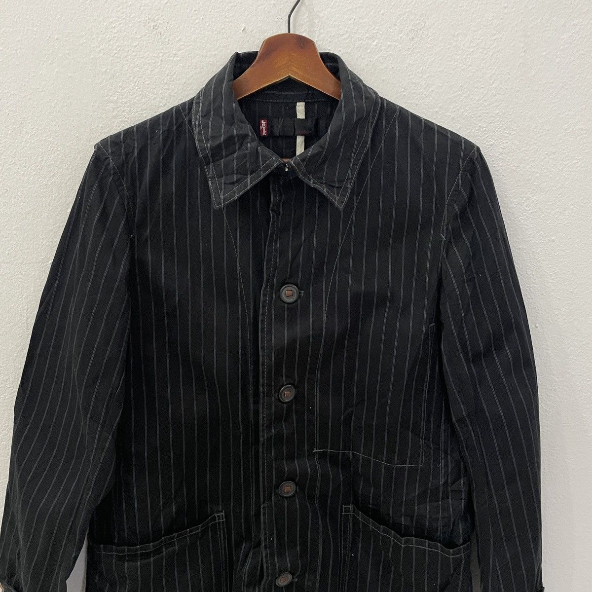 Levi's Vintage Levis Red Tab Hickory Stripe Jacket Size US M / EU 48-50 / 2 - 4 Thumbnail