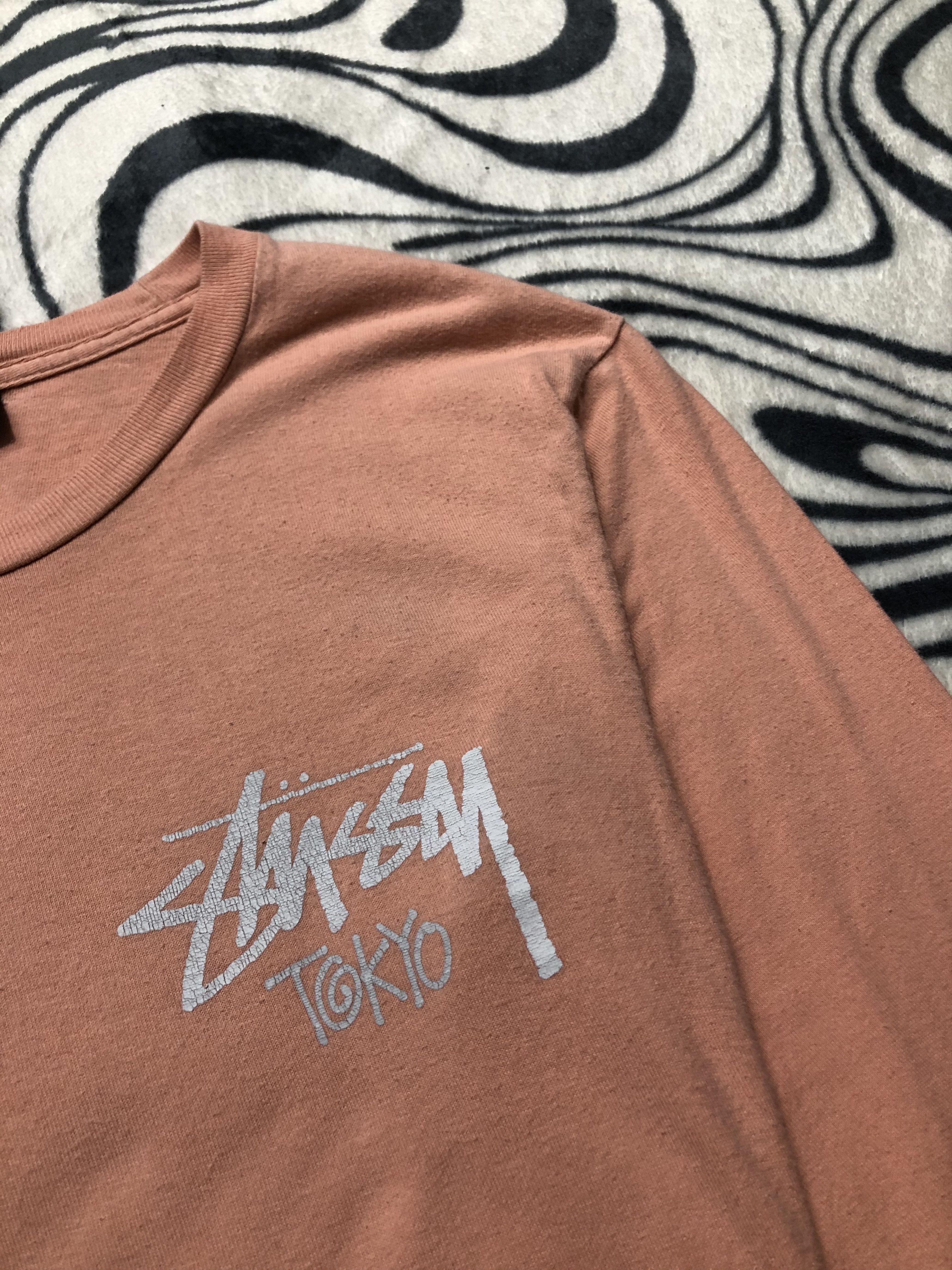 Stussy × Vintage Stussy Vintage Mens Long Sleeve T-Shirt Tee Size US S / EU 44-46 / 1 - 4 Thumbnail