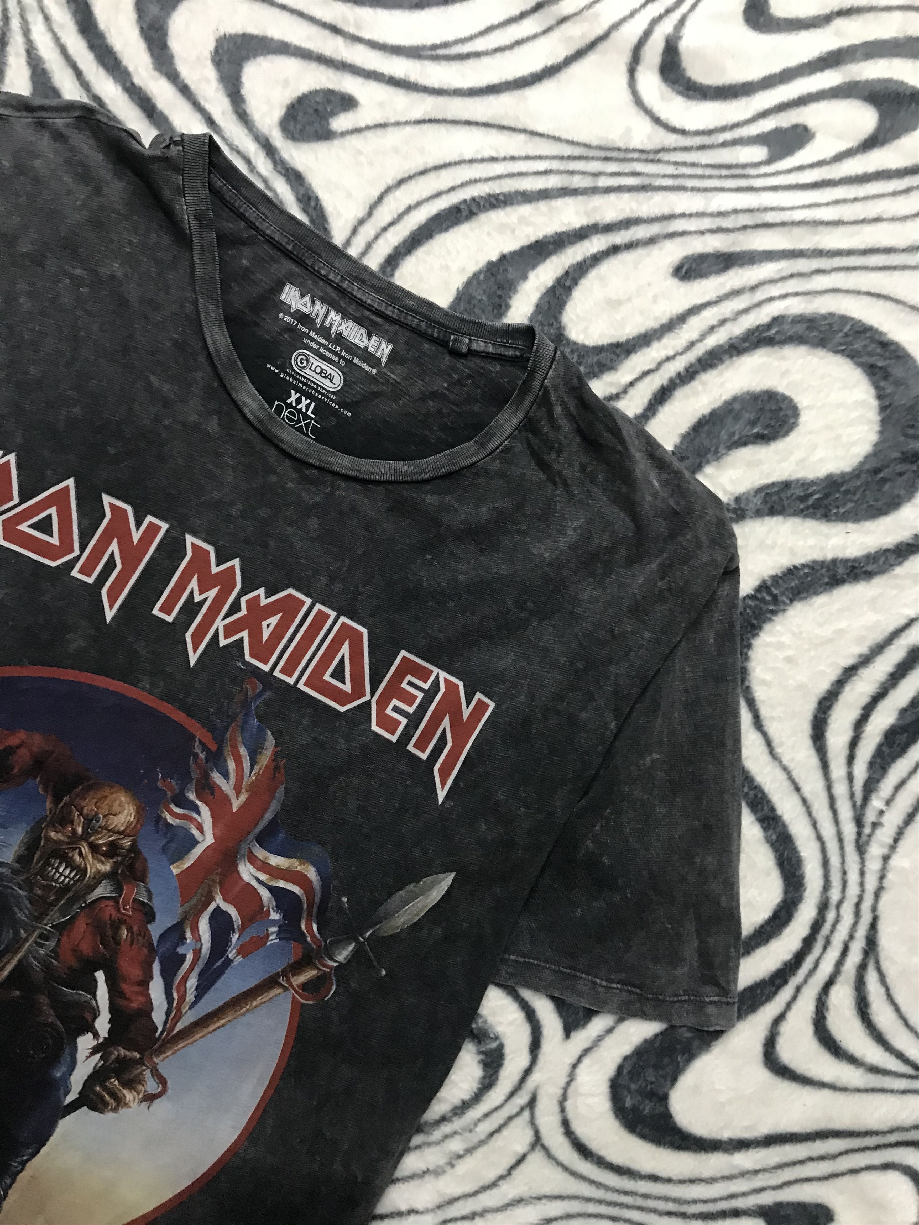 Band Tees × Iron Maiden Iron Maiden Vintage Band T-Shirt Tee 2017 Size US XXL / EU 58 / 5 - 2 Thumbnail