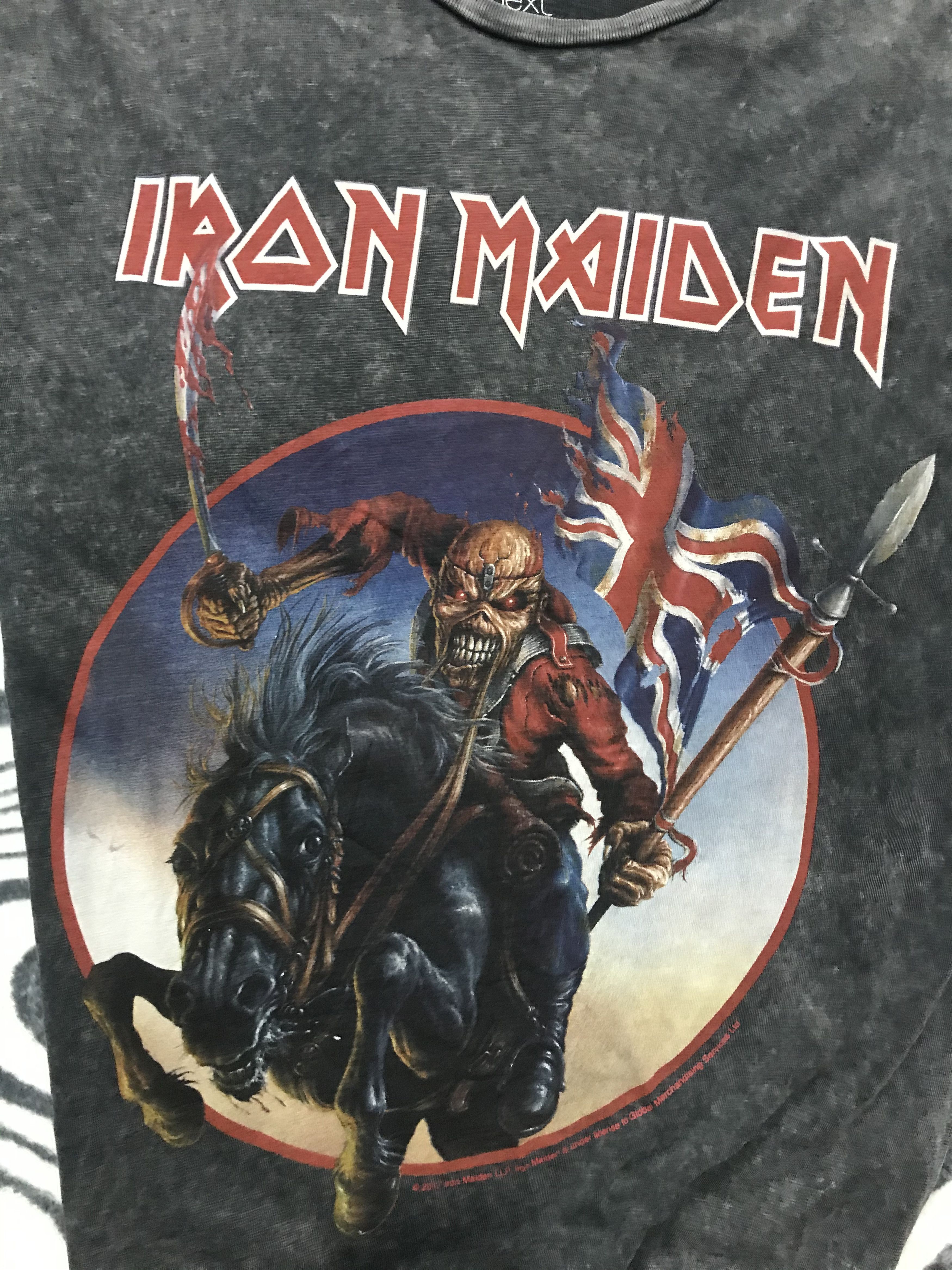 Band Tees × Iron Maiden Iron Maiden Vintage Band T-Shirt Tee 2017 Size US XXL / EU 58 / 5 - 3 Thumbnail