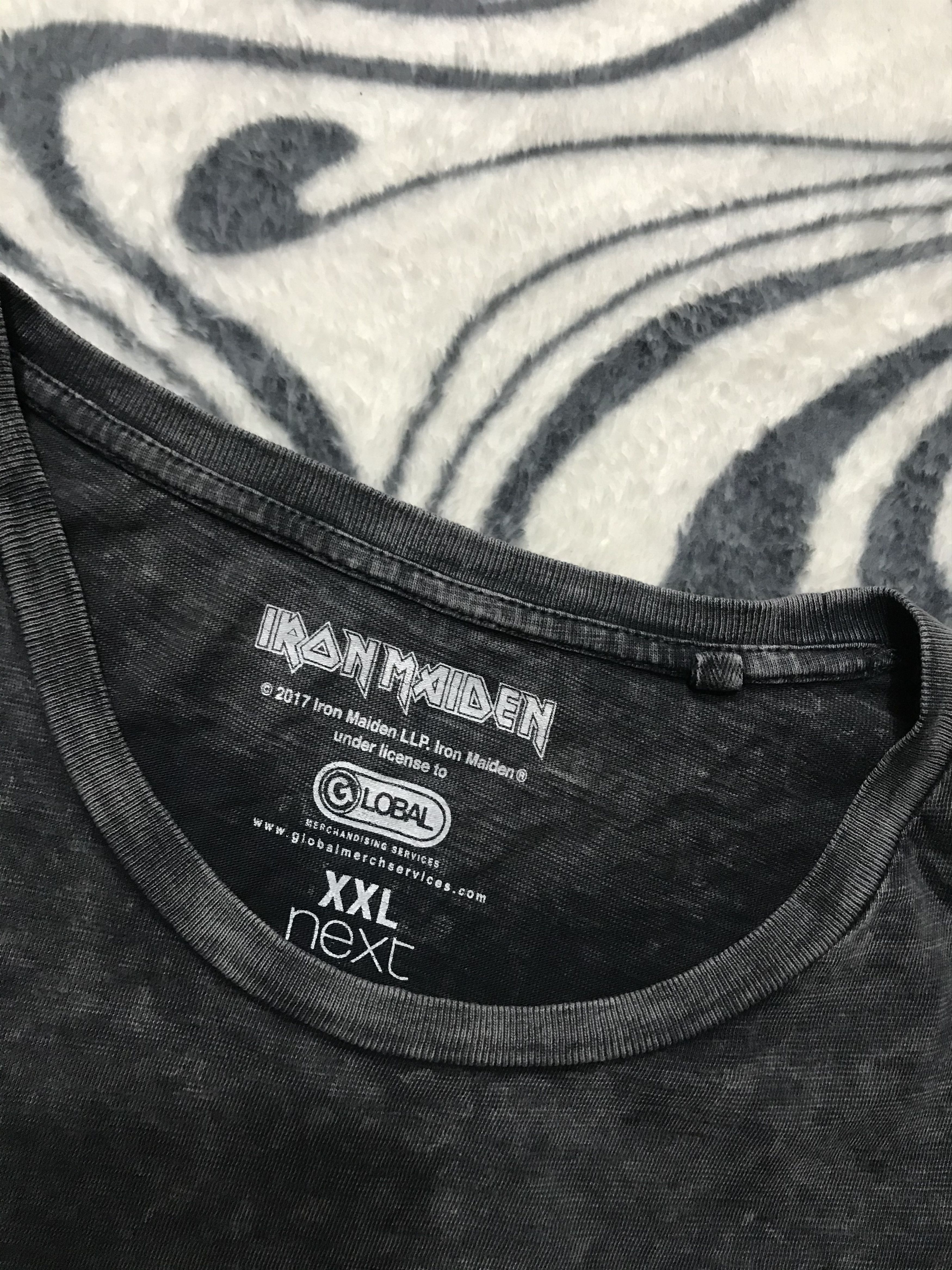 Band Tees × Iron Maiden Iron Maiden Vintage Band T-Shirt Tee 2017 Size US XXL / EU 58 / 5 - 4 Thumbnail