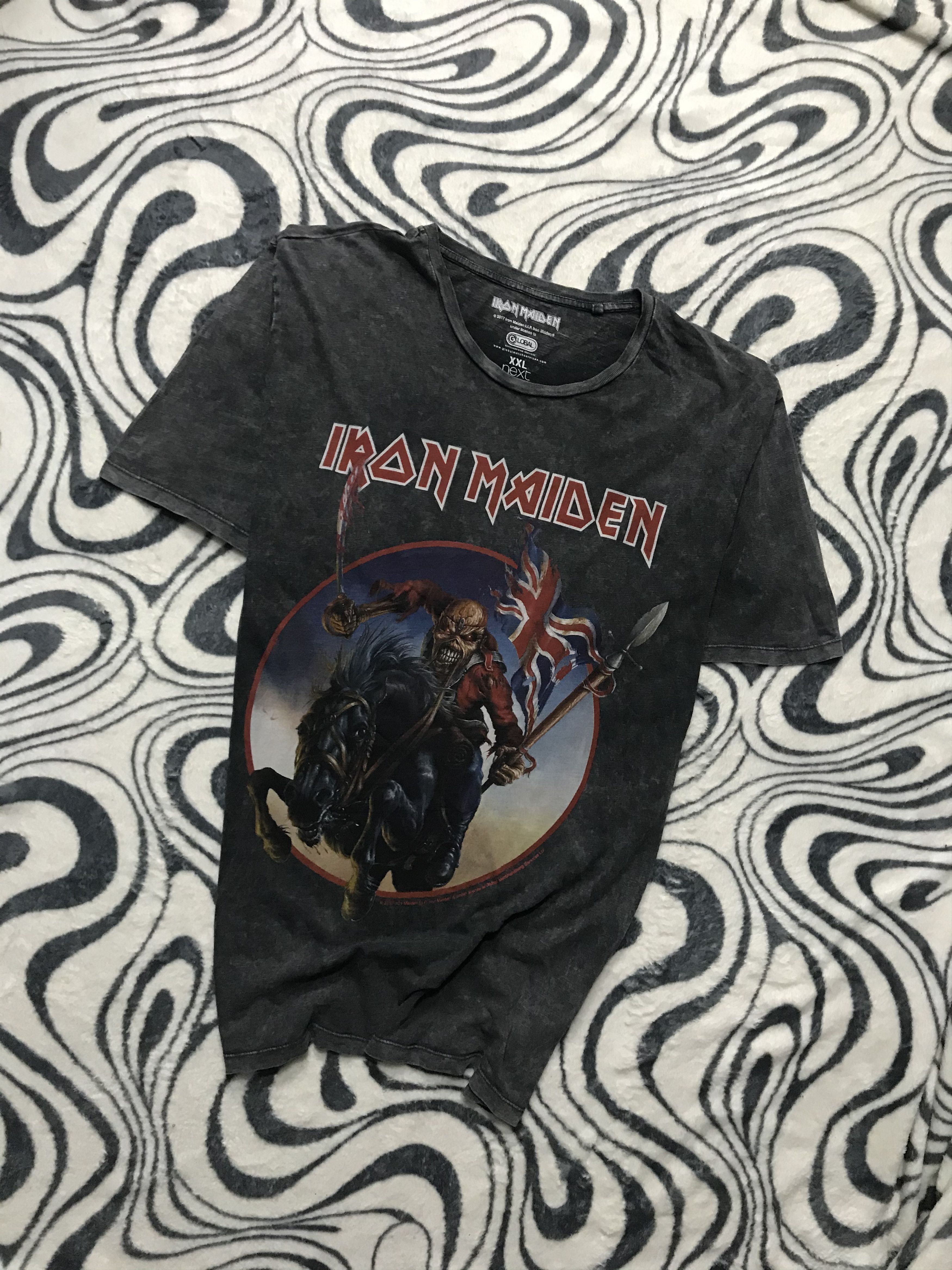 Band Tees × Iron Maiden Iron Maiden Vintage Band T-Shirt Tee 2017 Size US XXL / EU 58 / 5 - 1 Thumbnail