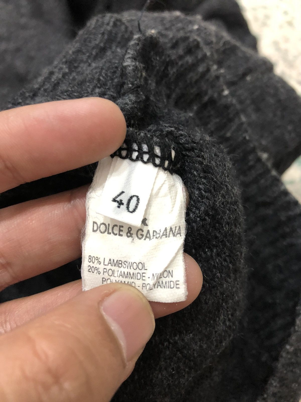 Dolce & Gabbana Vintage Dolce & Gabbana Lambs Wool Zip Sweater Size US S / EU 44-46 / 1 - 6 Thumbnail