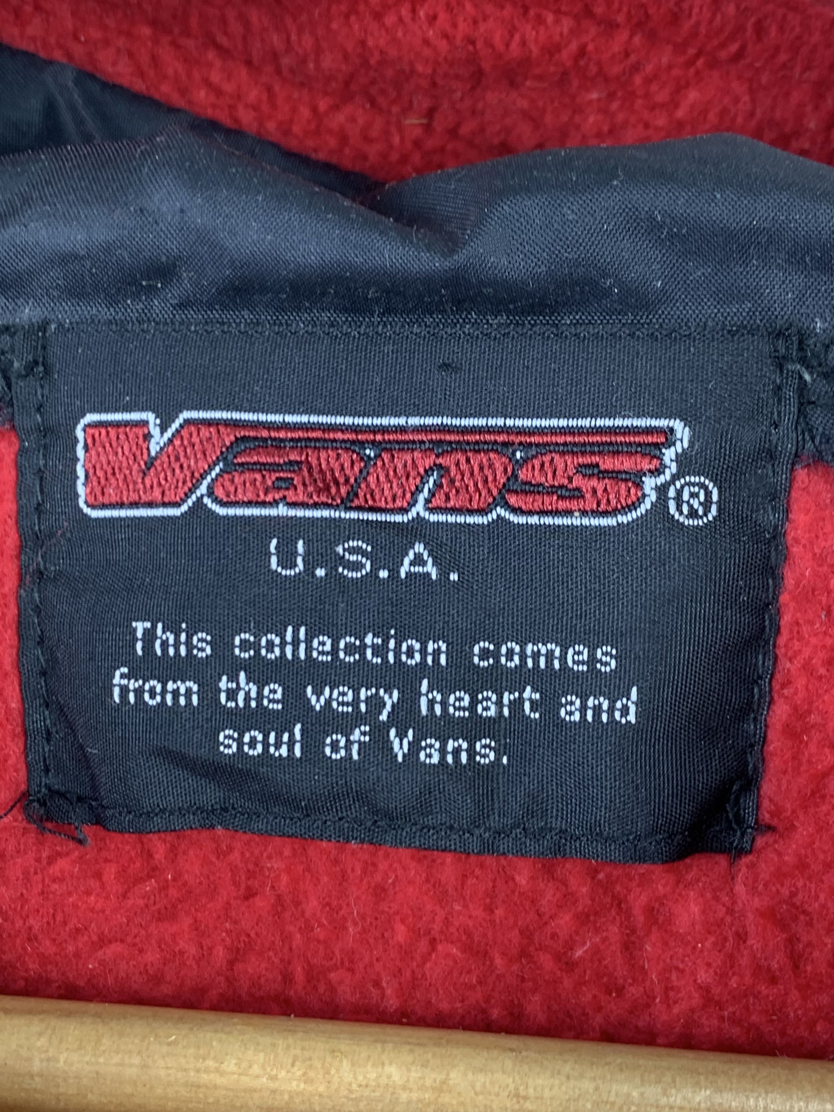 Vans × Vintage Vintage Vans Hoodie Fleece Anorak Jacket Size US M / EU 48-50 / 2 - 8 Thumbnail