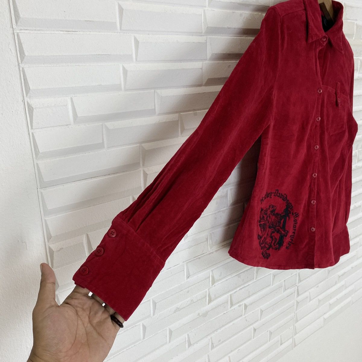 Harley Davidson Harley Davidson Live To Ride Corduroy Button up Size S / US 4 / IT 40 - 8 Thumbnail