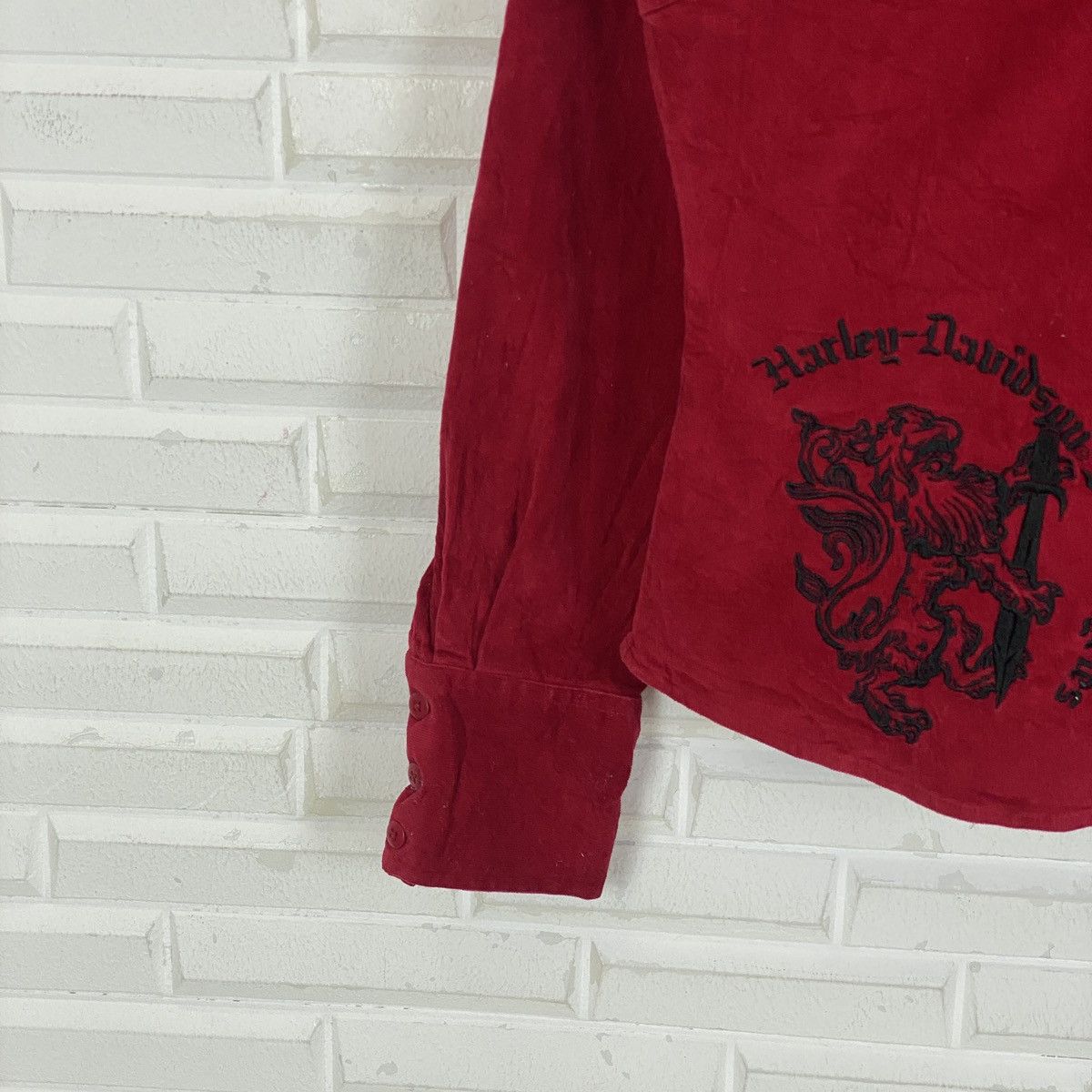 Harley Davidson Harley Davidson Live To Ride Corduroy Button up Size S / US 4 / IT 40 - 3 Thumbnail