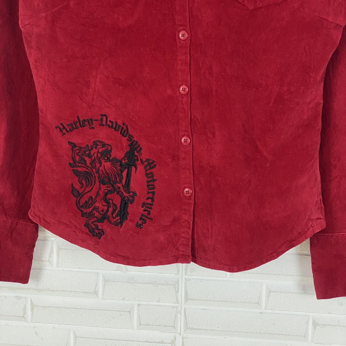 Harley Davidson Harley Davidson Live To Ride Corduroy Button up Size S / US 4 / IT 40 - 6 Thumbnail