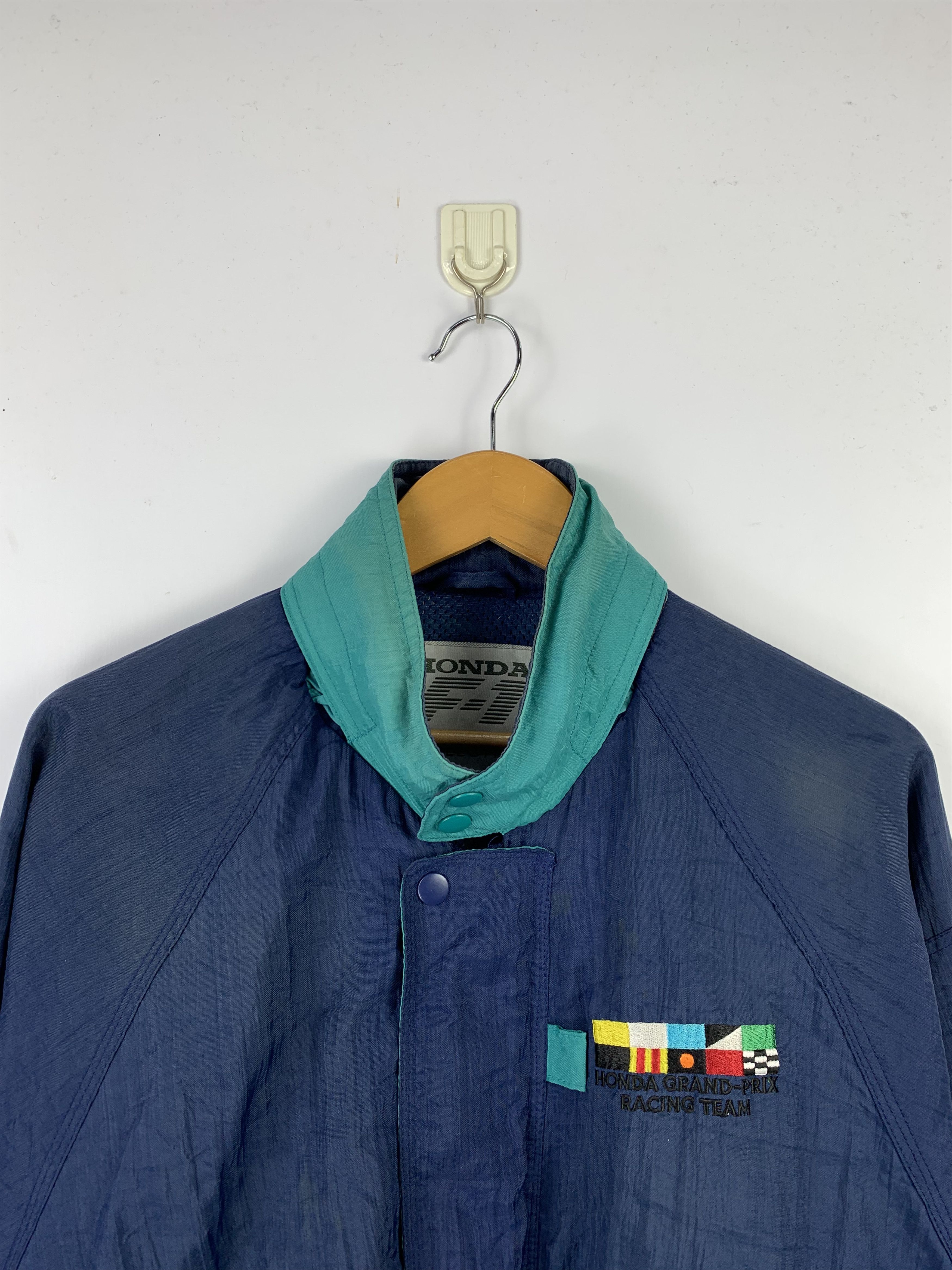 Honda Vintage 90s Honda Formula 1 Racing Jacket J1575 Size US L / EU 52-54 / 3 - 2 Thumbnail