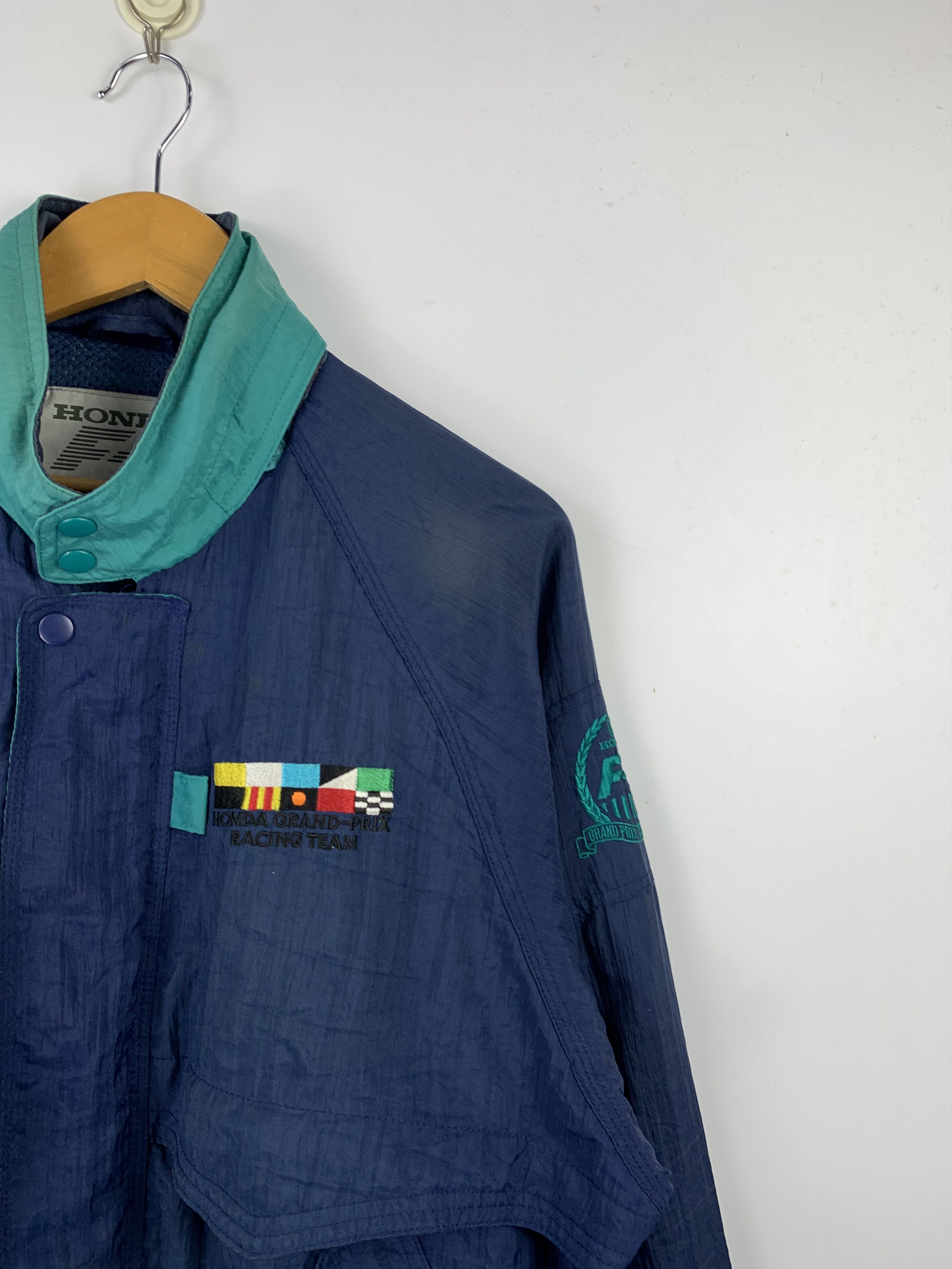 Honda Vintage 90s Honda Formula 1 Racing Jacket J1575 Size US L / EU 52-54 / 3 - 9 Thumbnail