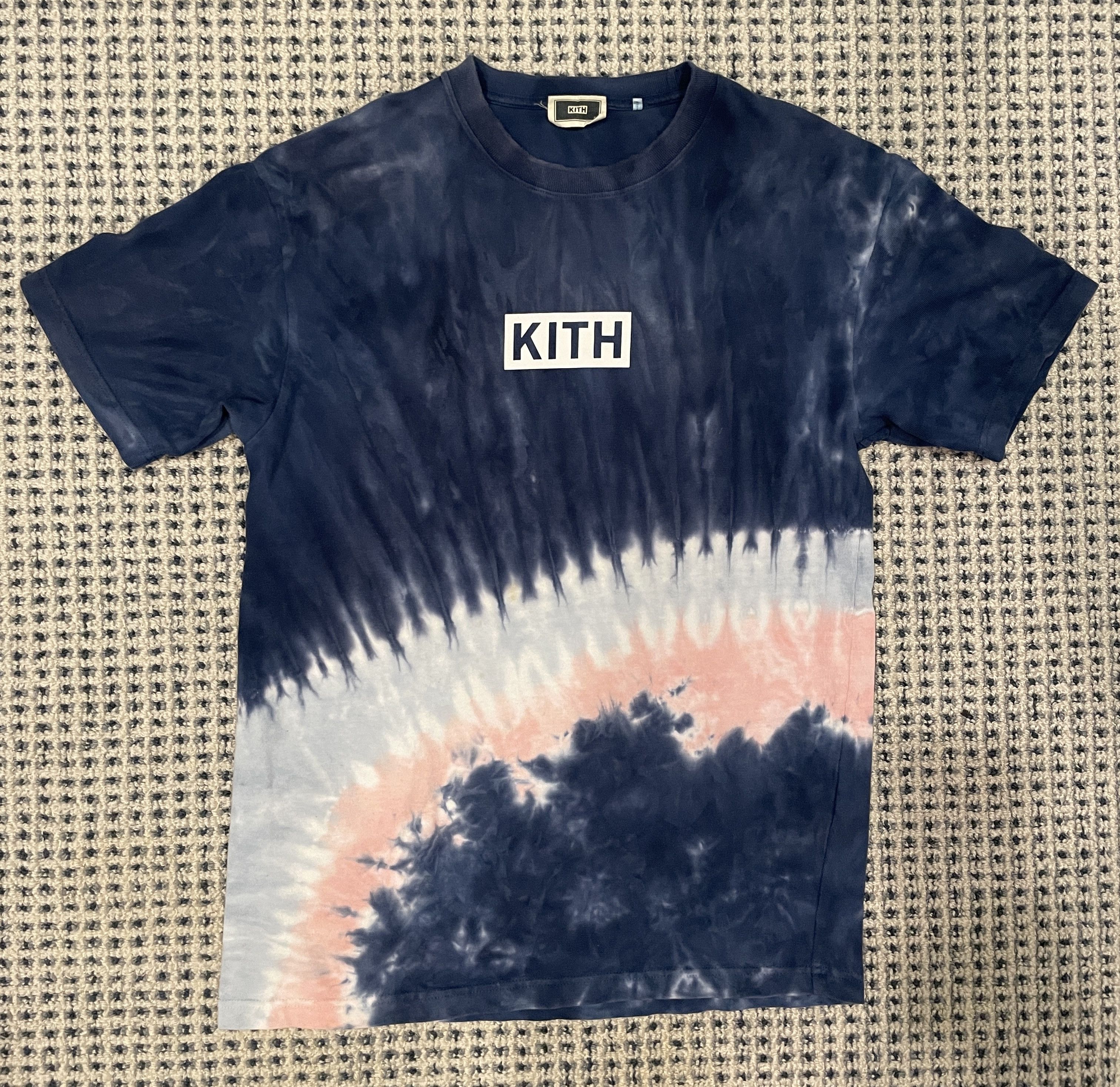 Kith Kith Summer Tie Dye Tee Blue Pink Grailed