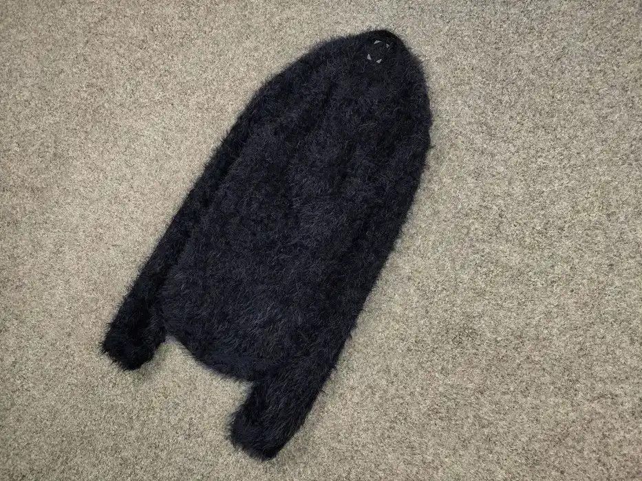 Japanese Brand Vintage 90's Japanese Dark Mohair Style Fuzzy Sweater Hype Size US S / EU 44-46 / 1 - 2 Thumbnail