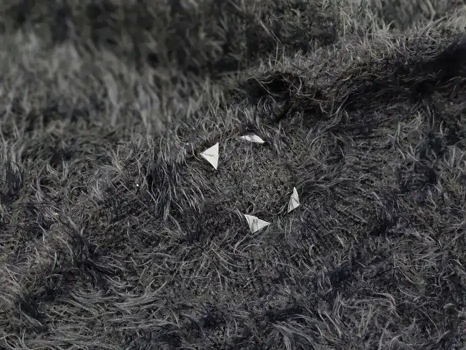Japanese Brand Vintage 90's Japanese Dark Mohair Style Fuzzy Sweater Hype Size US S / EU 44-46 / 1 - 8 Thumbnail