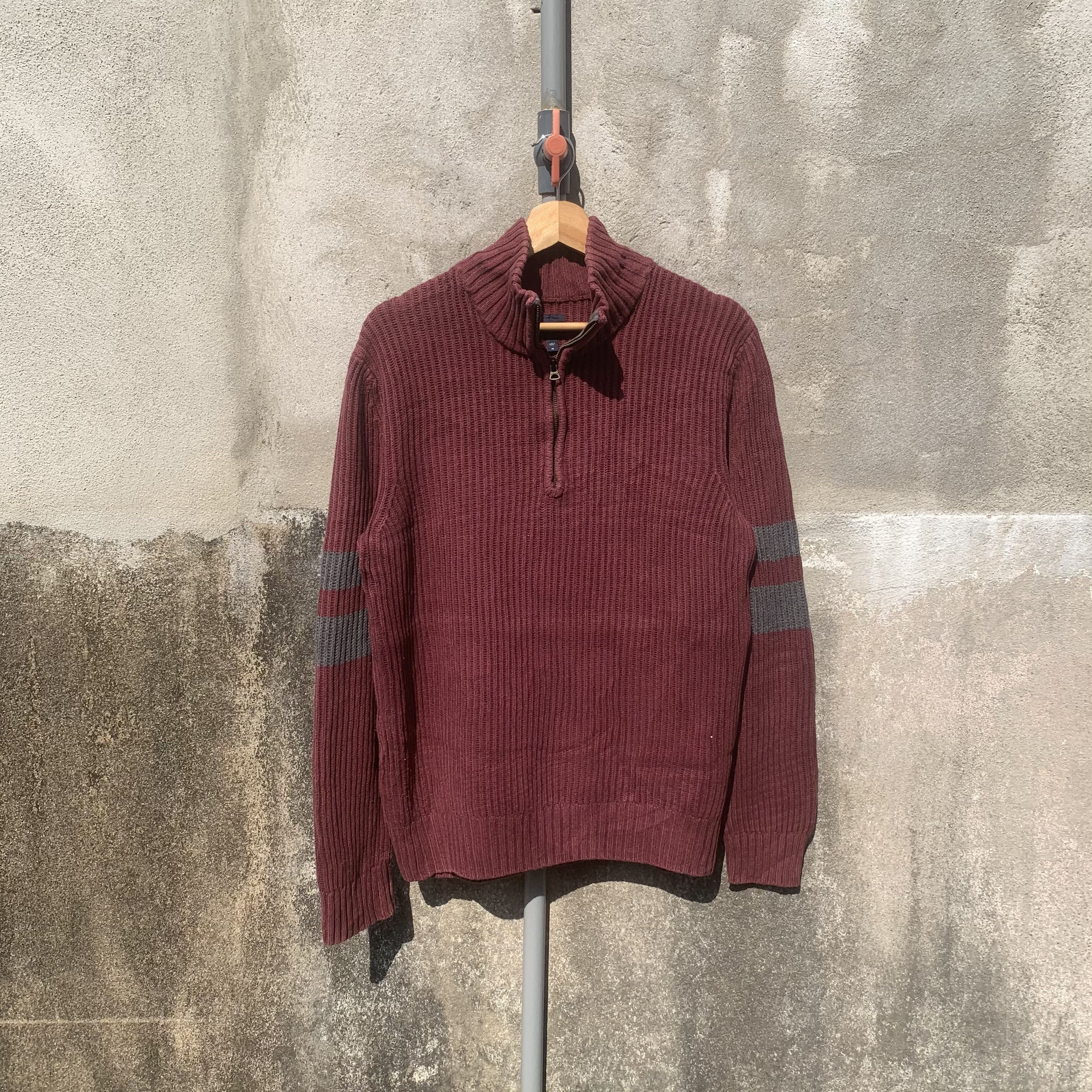 Gap Vintage Gap Mockneck Half Zip Pullover Sweater Size US M / EU 48-50 / 2 - 1 Thumbnail