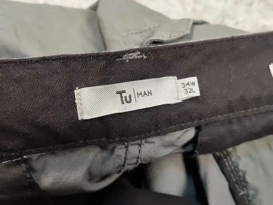 Japanese Brand Vintage 90's Cargo Pants Travis Scott Japan Pocket Gray Size US 34 / EU 50 - 9 Thumbnail