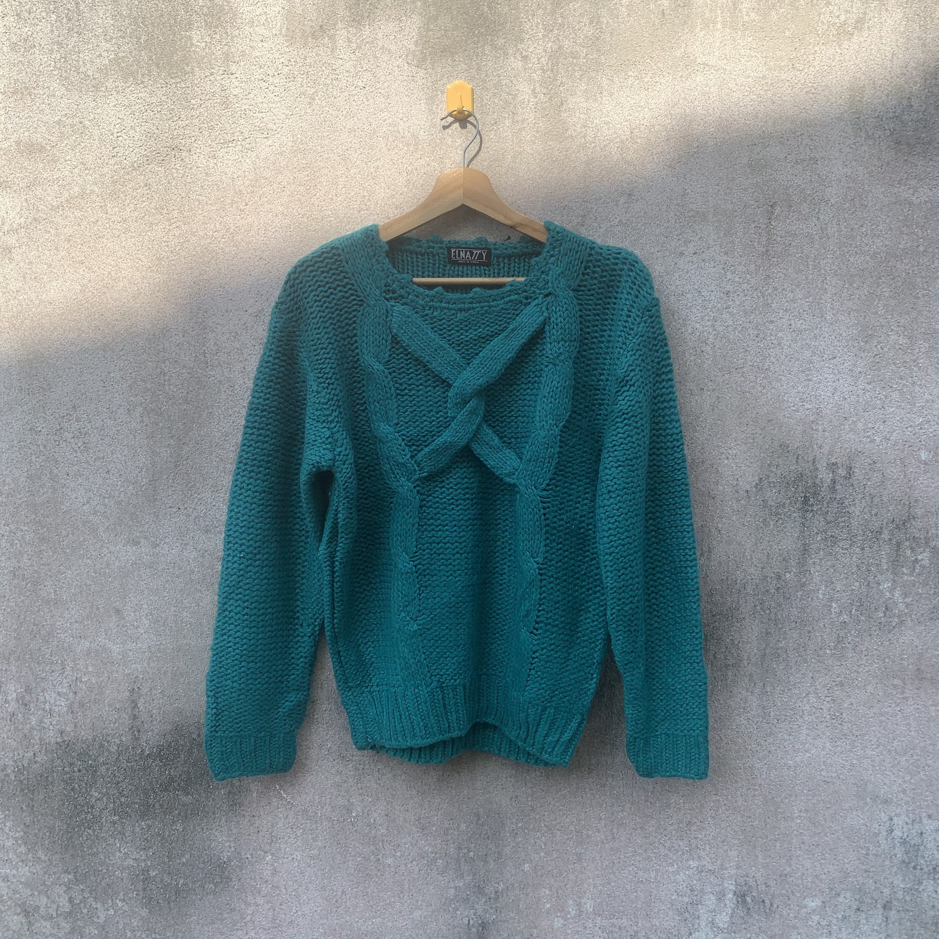 Aran Isles Knitwear Honeycomb Cable Knit Isle Sweater Japanese Pullover Jumper Size M / US 6-8 / IT 42-44 - 1 Thumbnail