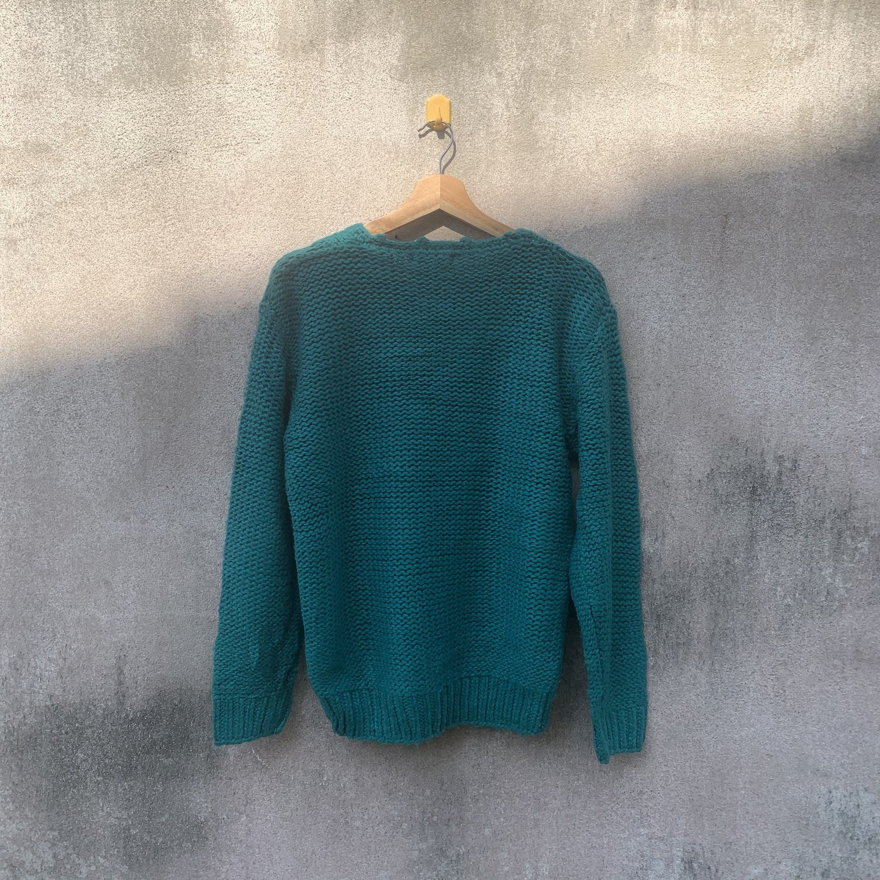 Aran Isles Knitwear Honeycomb Cable Knit Isle Sweater Japanese Pullover Jumper Size M / US 6-8 / IT 42-44 - 8 Thumbnail