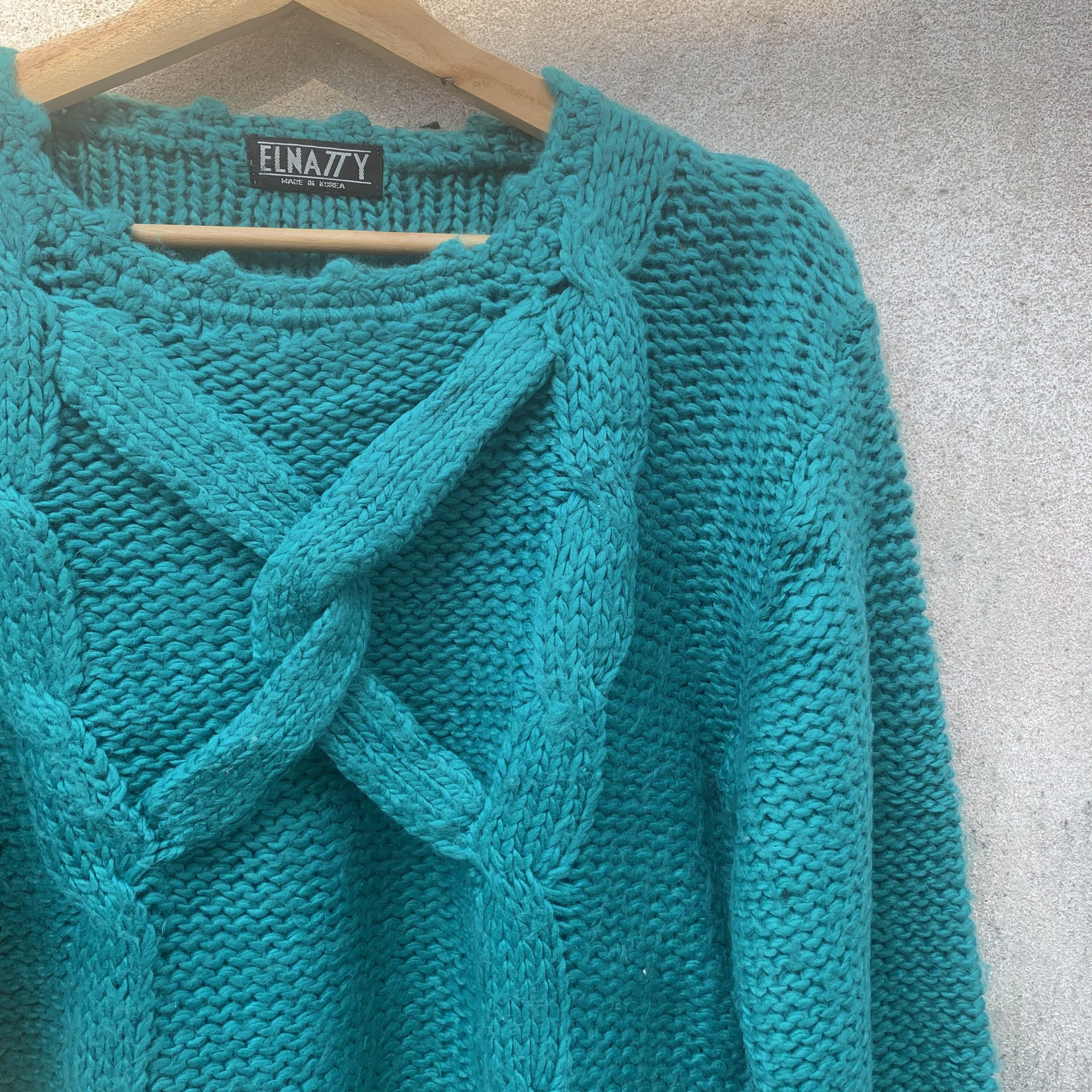 Aran Isles Knitwear Honeycomb Cable Knit Isle Sweater Japanese Pullover Jumper Size M / US 6-8 / IT 42-44 - 4 Thumbnail