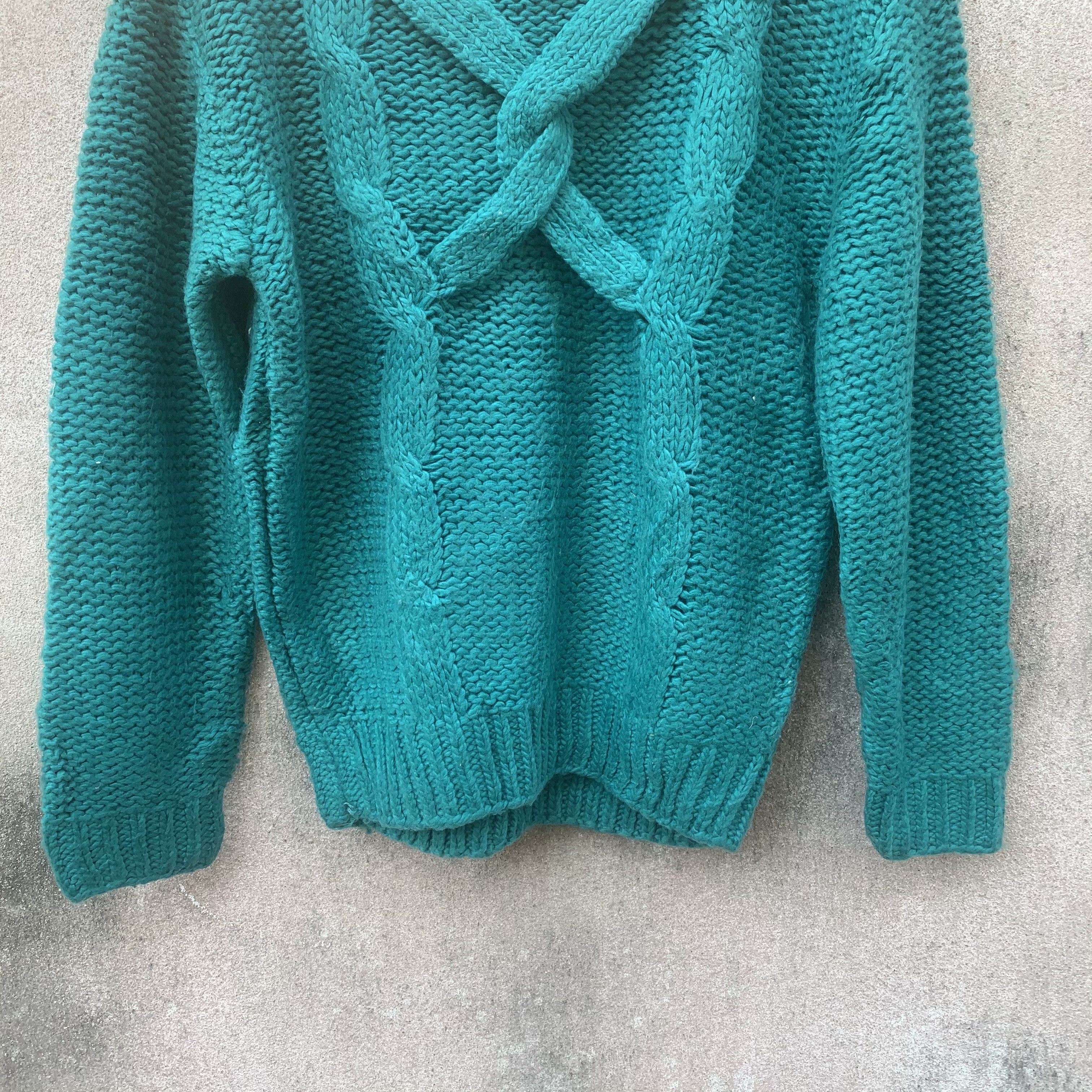Aran Isles Knitwear Honeycomb Cable Knit Isle Sweater Japanese Pullover Jumper Size M / US 6-8 / IT 42-44 - 3 Thumbnail