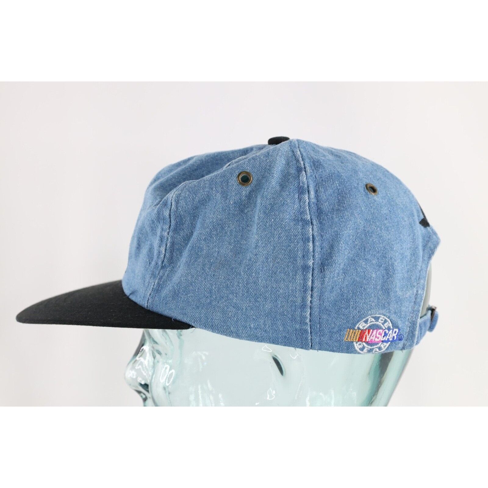 Vintage NOS Vintage 90s NASCAR McDonalds Bill Elliott Hat Blue Size ONE SIZE - 4 Thumbnail