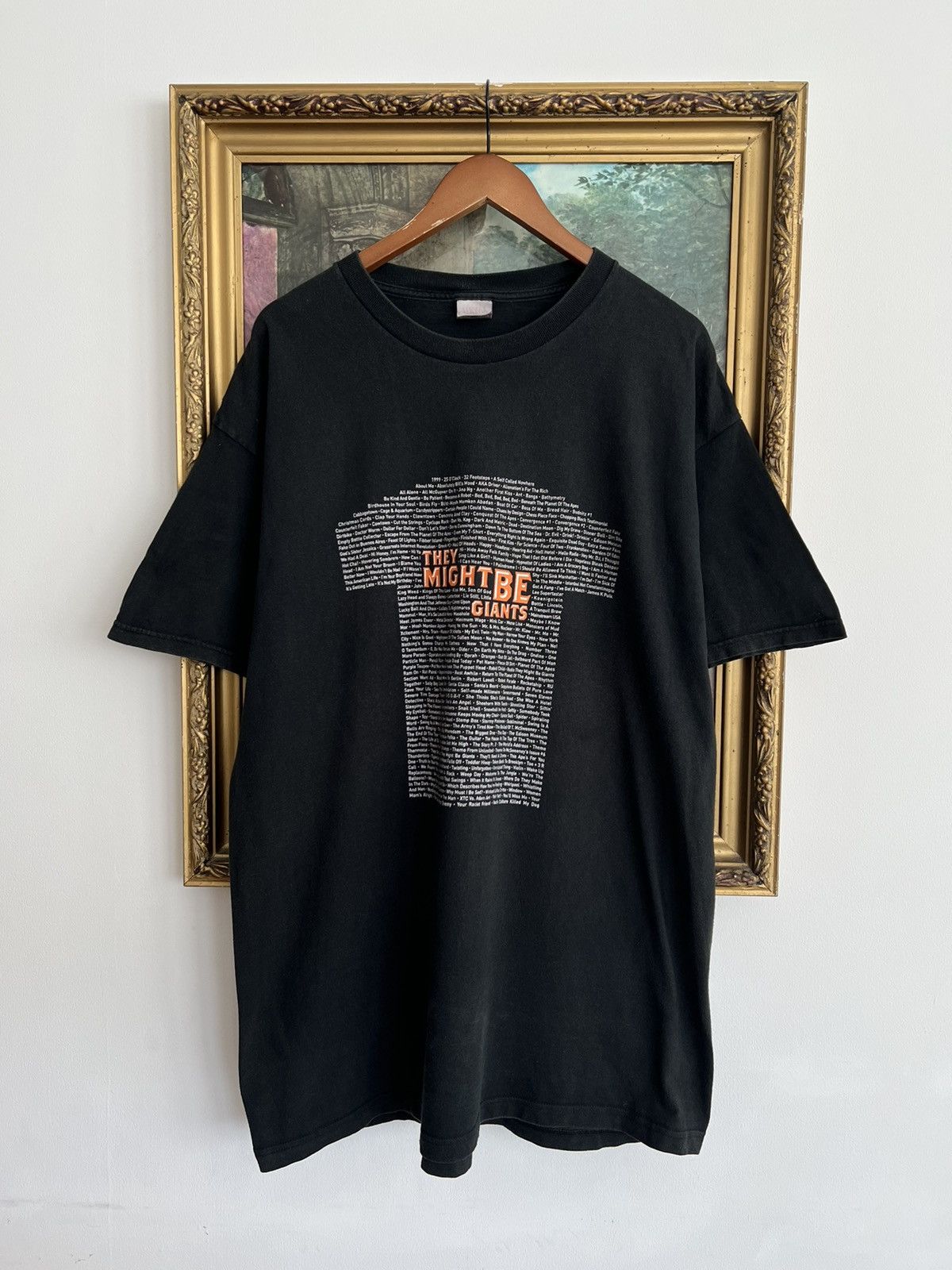 Vintage 90s They Might Be Giants Black Tee