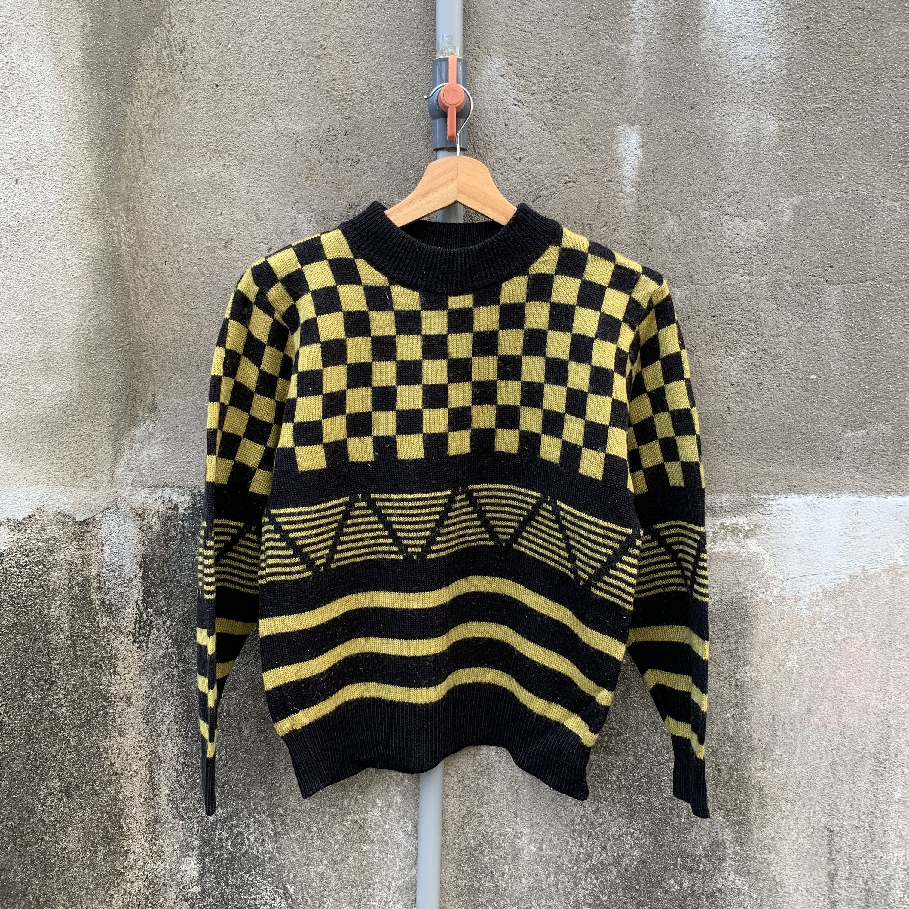 Aran Isles Knitwear Vintage Hose Romero Knit VERY RARE Arts Jumper Crop Sweater Size US S / EU 44-46 / 1 - 1 Thumbnail