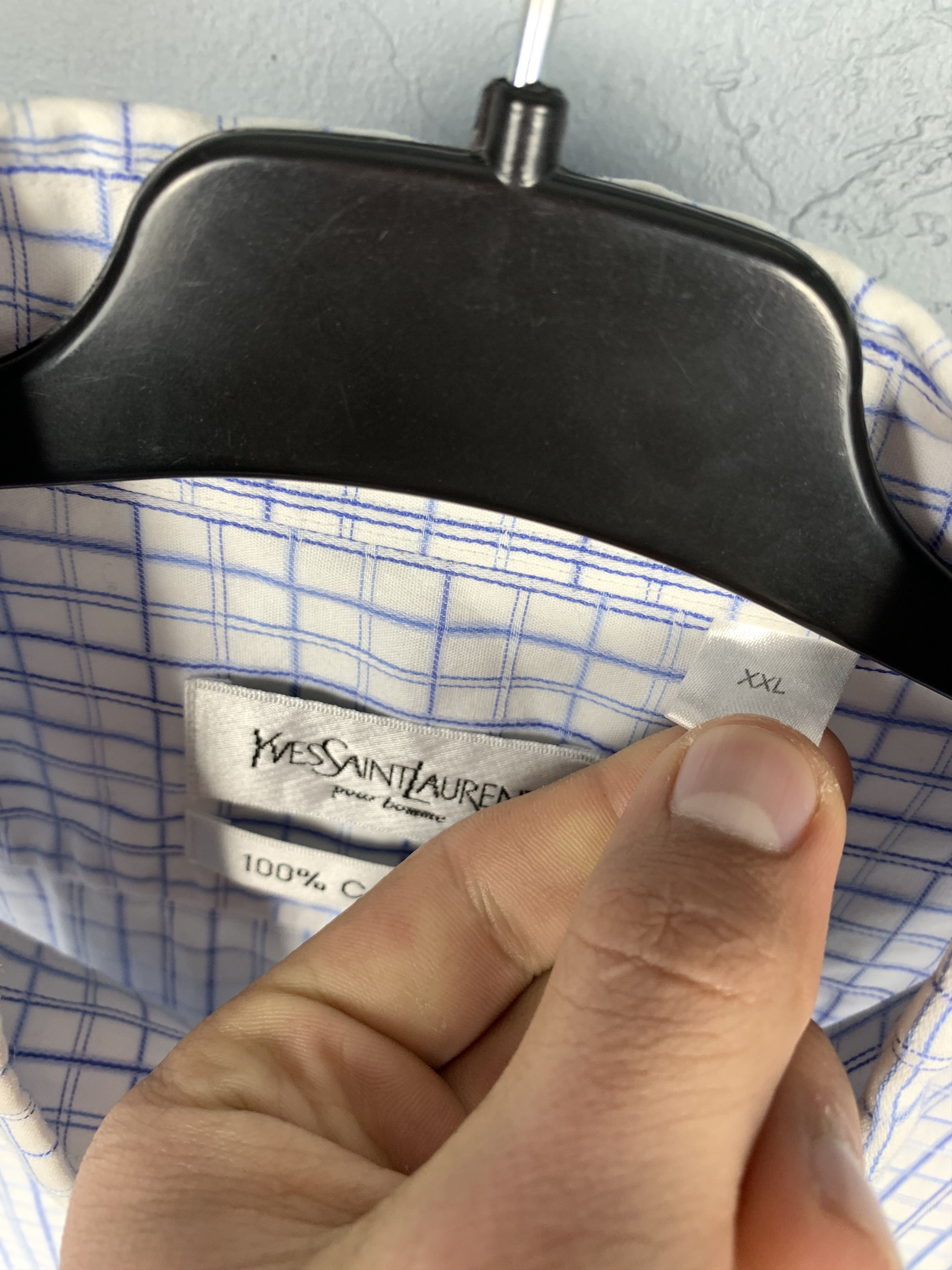 Yves Saint Laurent Yves Saint Laurent YSL Mens Short Sleeve Shirt Size US XXL / EU 58 / 5 - 4 Thumbnail