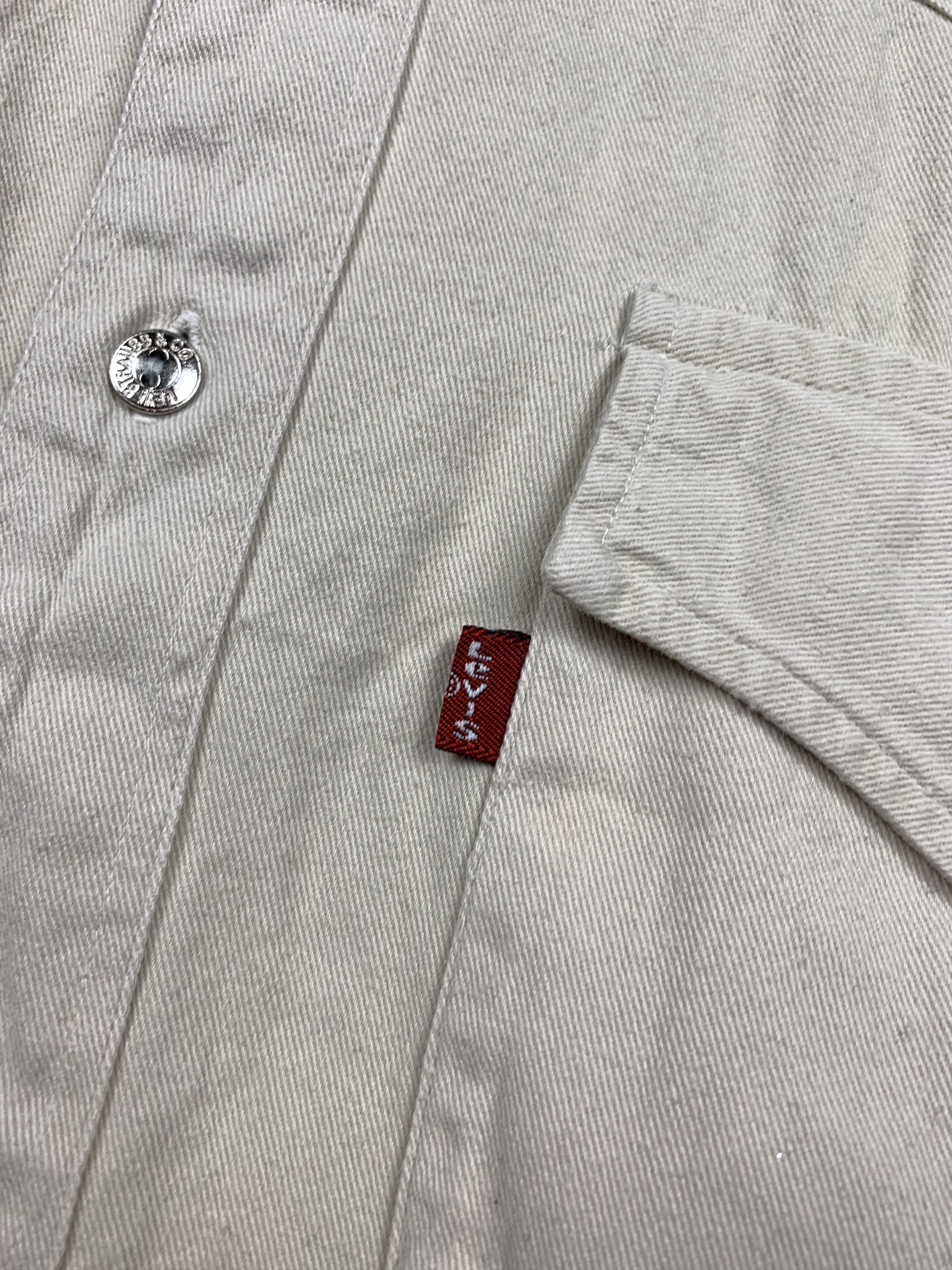 Levi's Levis Vintage Beige Denim Shirt Size US M / EU 48-50 / 2 - 3 Thumbnail