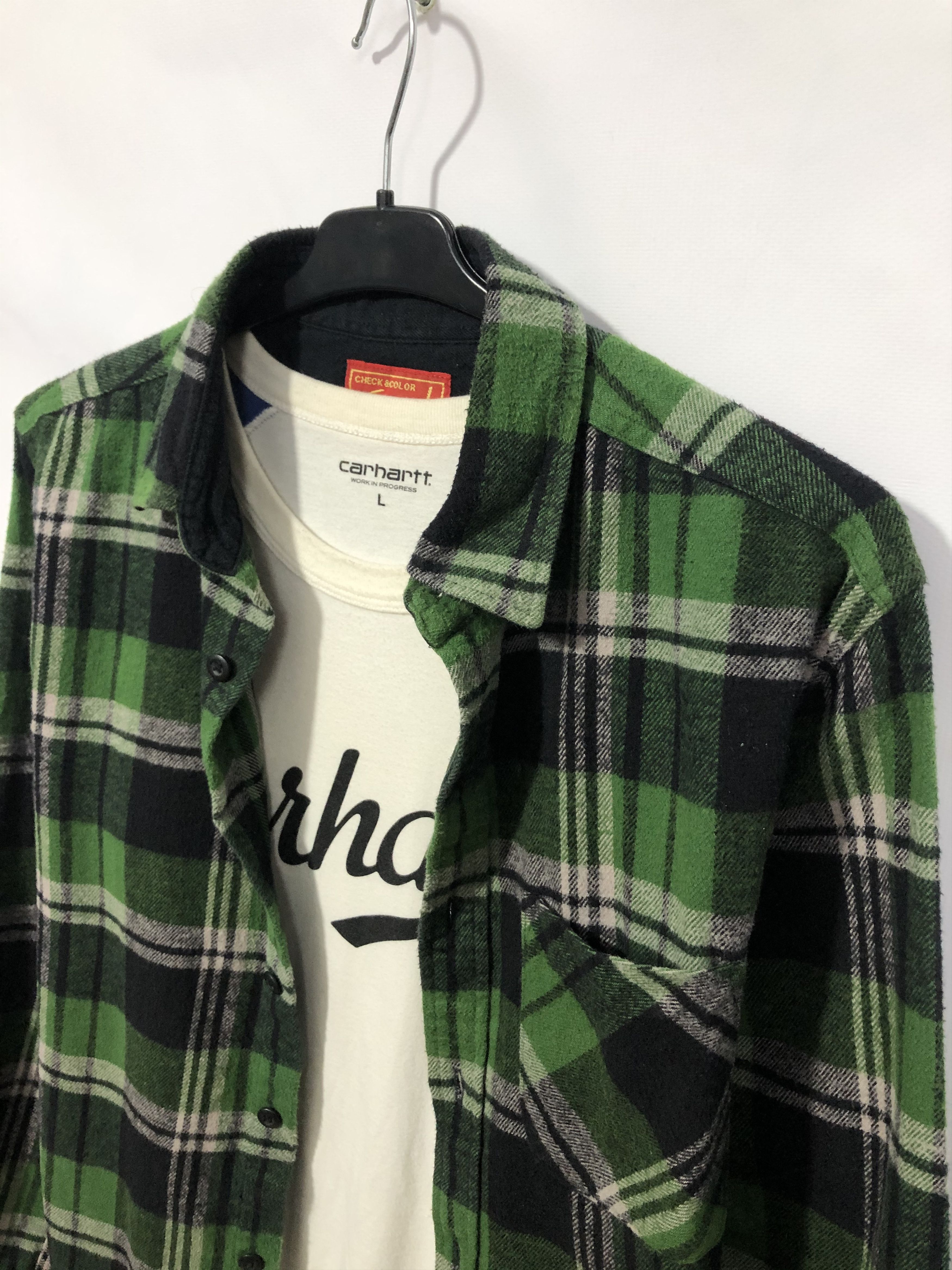 Flannel Uniqlo Vintage Flannel Shirt Travis style Size US M / EU 48-50 / 2 - 2 Thumbnail