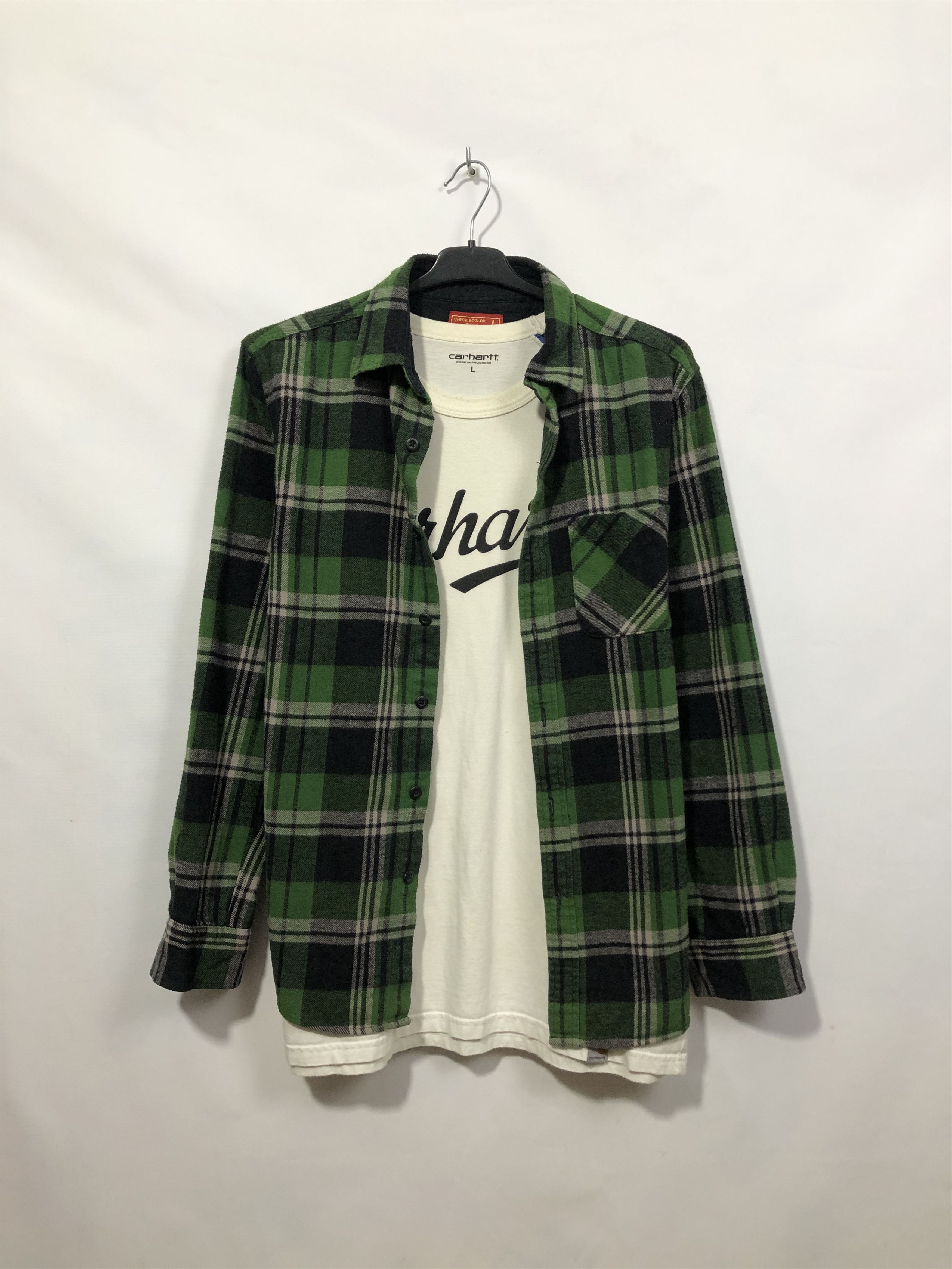 Flannel Uniqlo Vintage Flannel Shirt Travis style Size US M / EU 48-50 / 2 - 1 Thumbnail