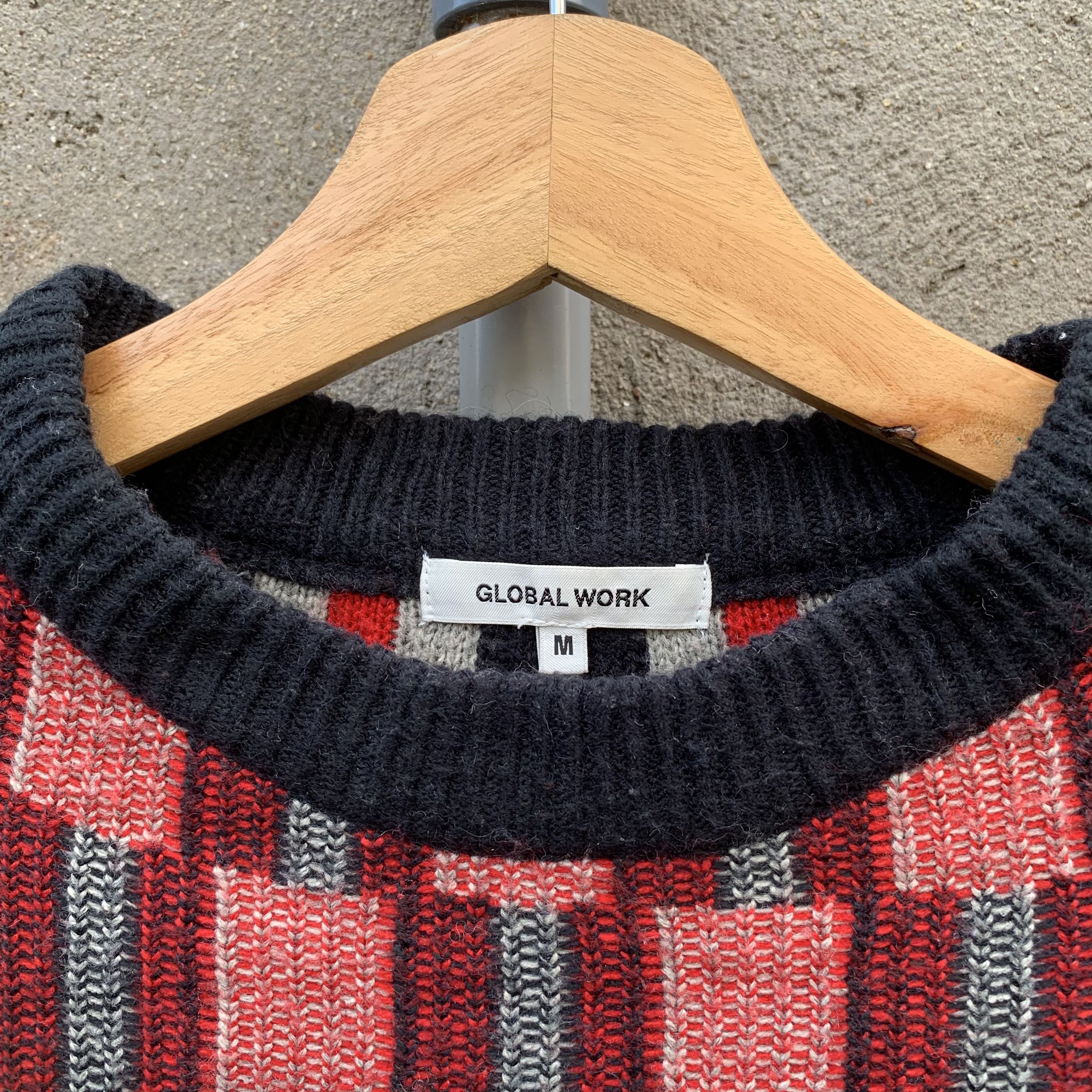 Japanese Brand JAPANESE Knit Jumper Zig Zag Pattern RARE Arts Sweater Size US M / EU 48-50 / 2 - 7 Thumbnail