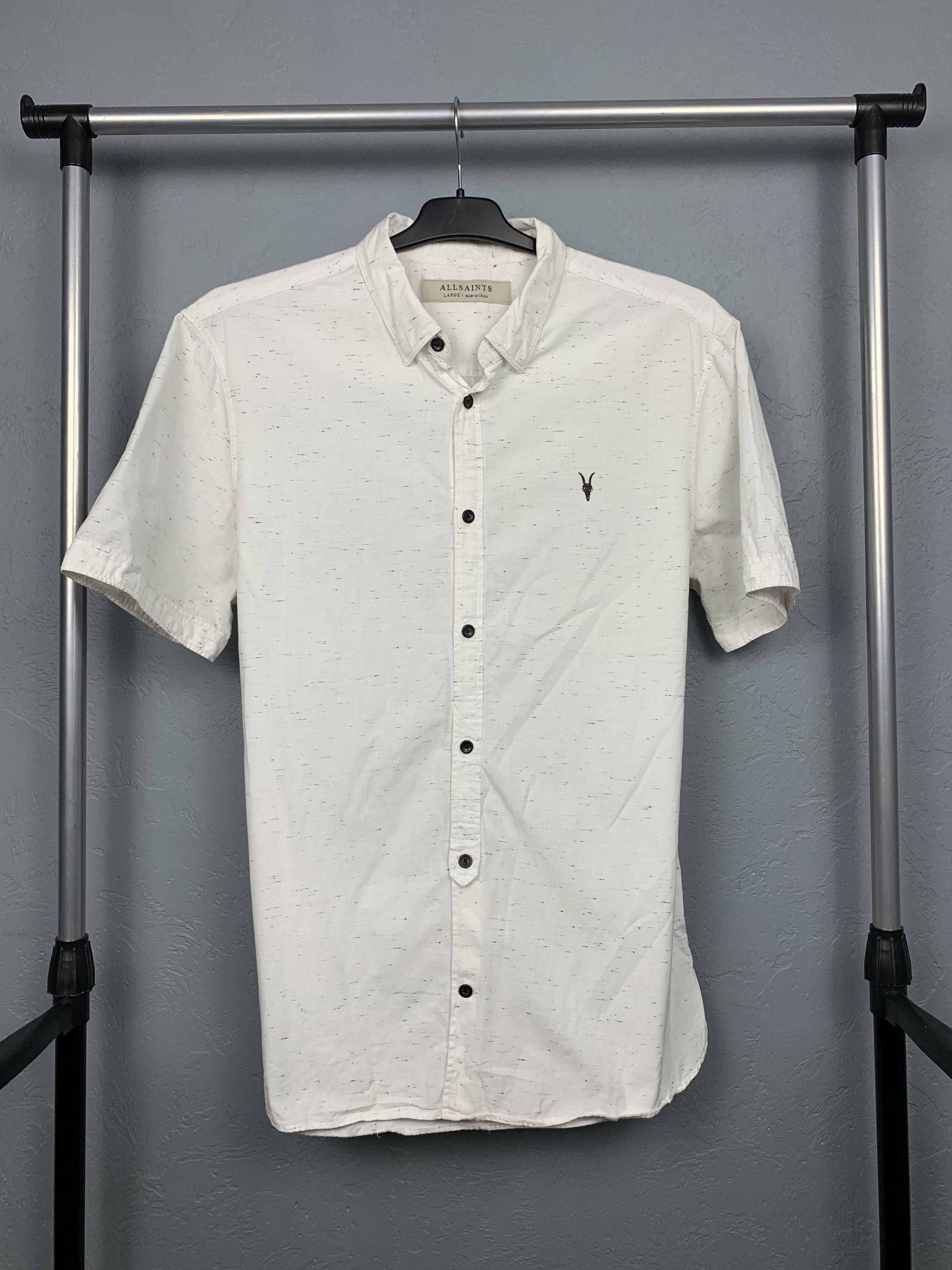 Allsaints Allsaints Vintage Mens Short Sleeve Hawaiian Shirt Size US L / EU 52-54 / 3 - 1 Thumbnail
