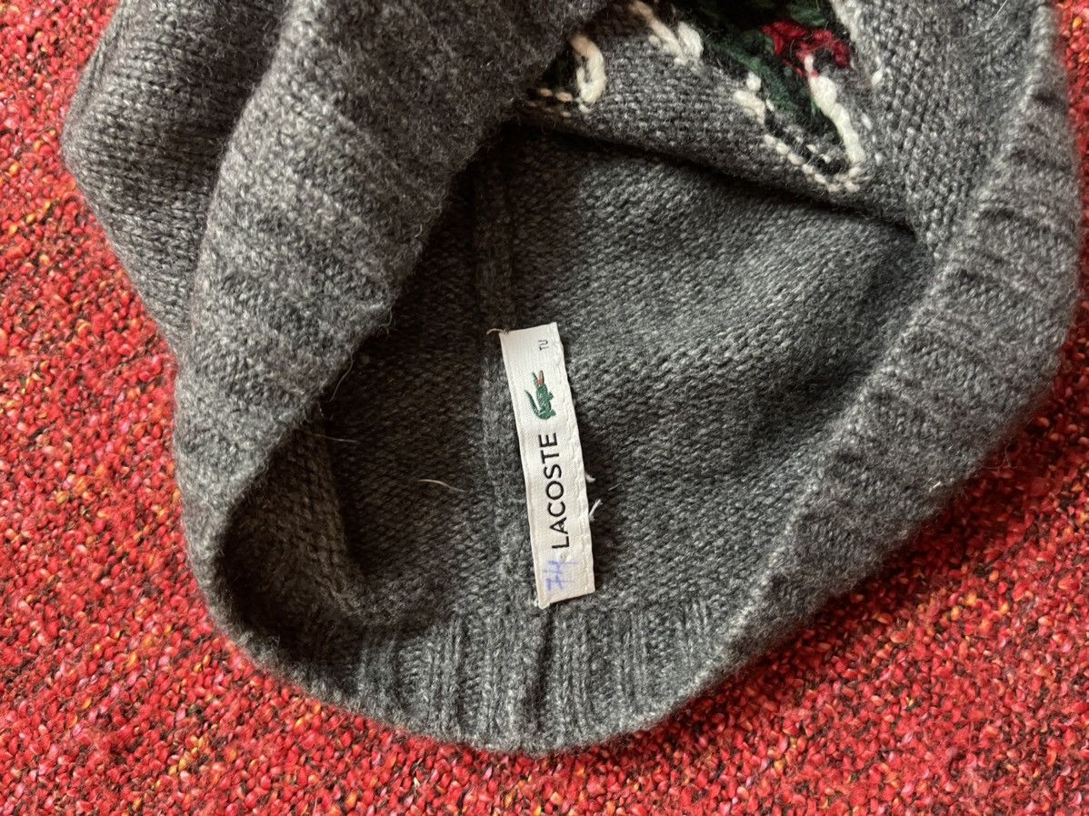 Lacoste Lacoste big logo vintage Y2K cashmere wool beanie Size ONE SIZE - 3 Thumbnail