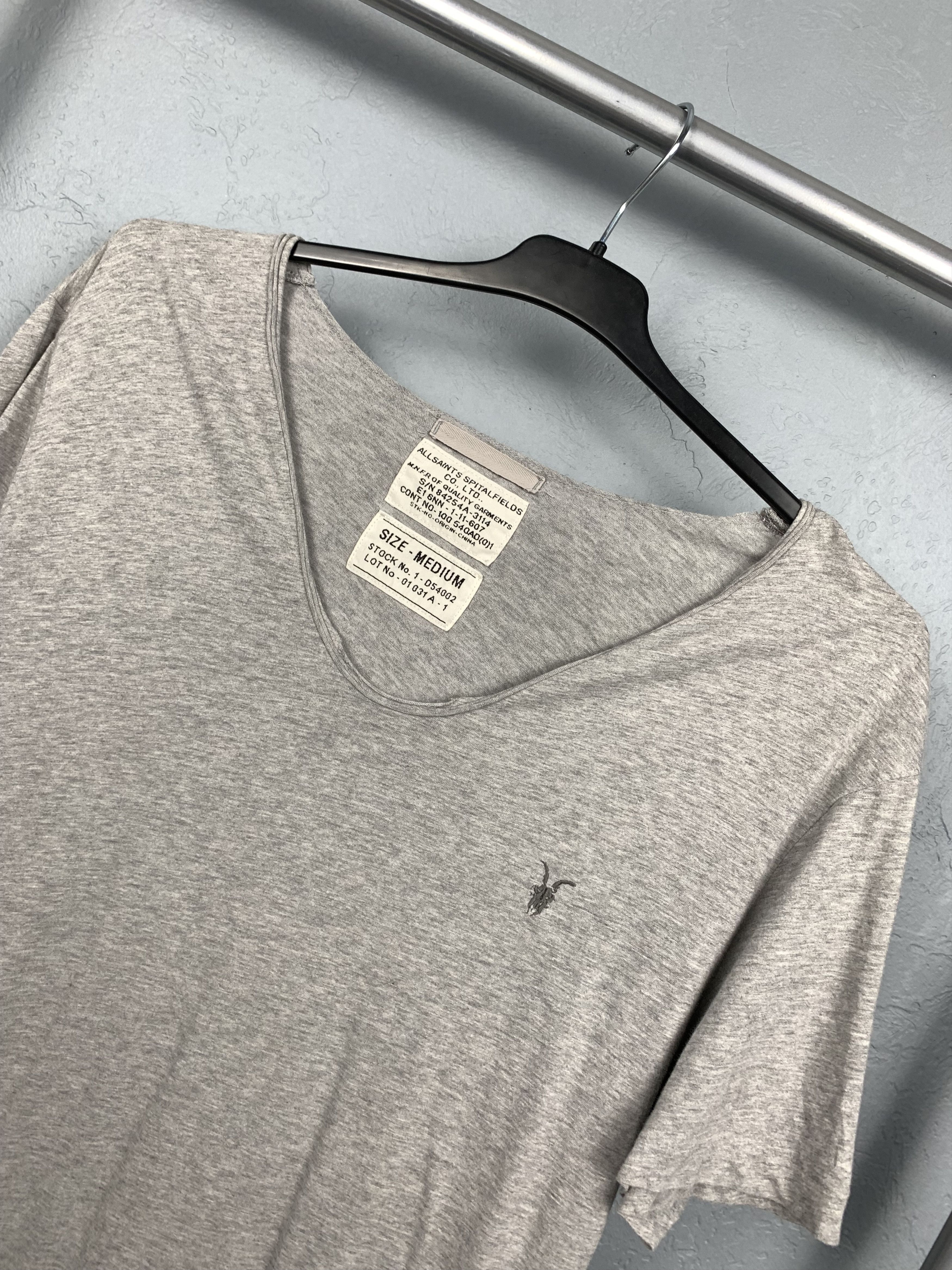Allsaints AllSaints Mens T-Shirt Size US M / EU 48-50 / 2 - 2 Thumbnail