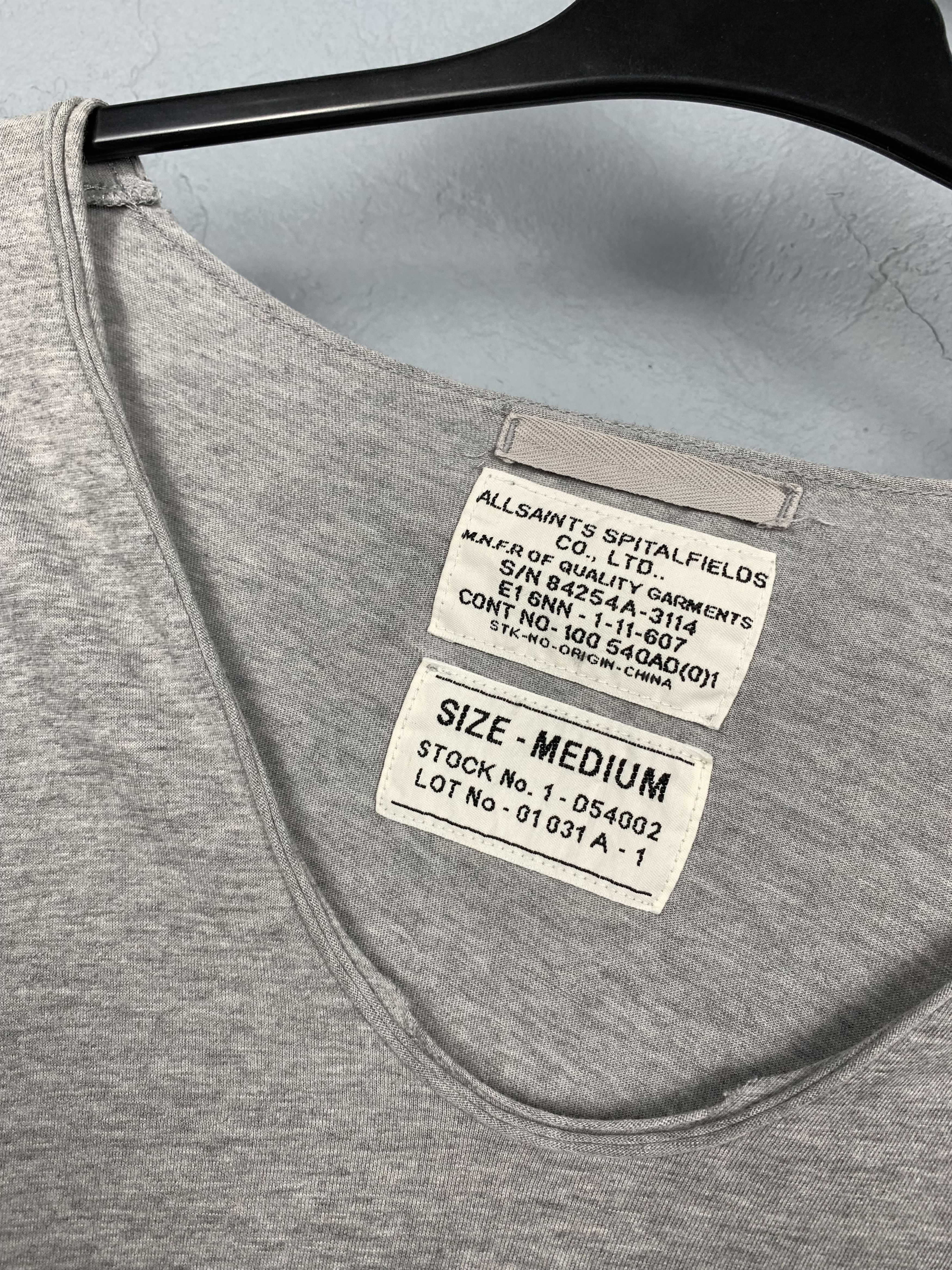 Allsaints AllSaints Mens T-Shirt Size US M / EU 48-50 / 2 - 3 Thumbnail
