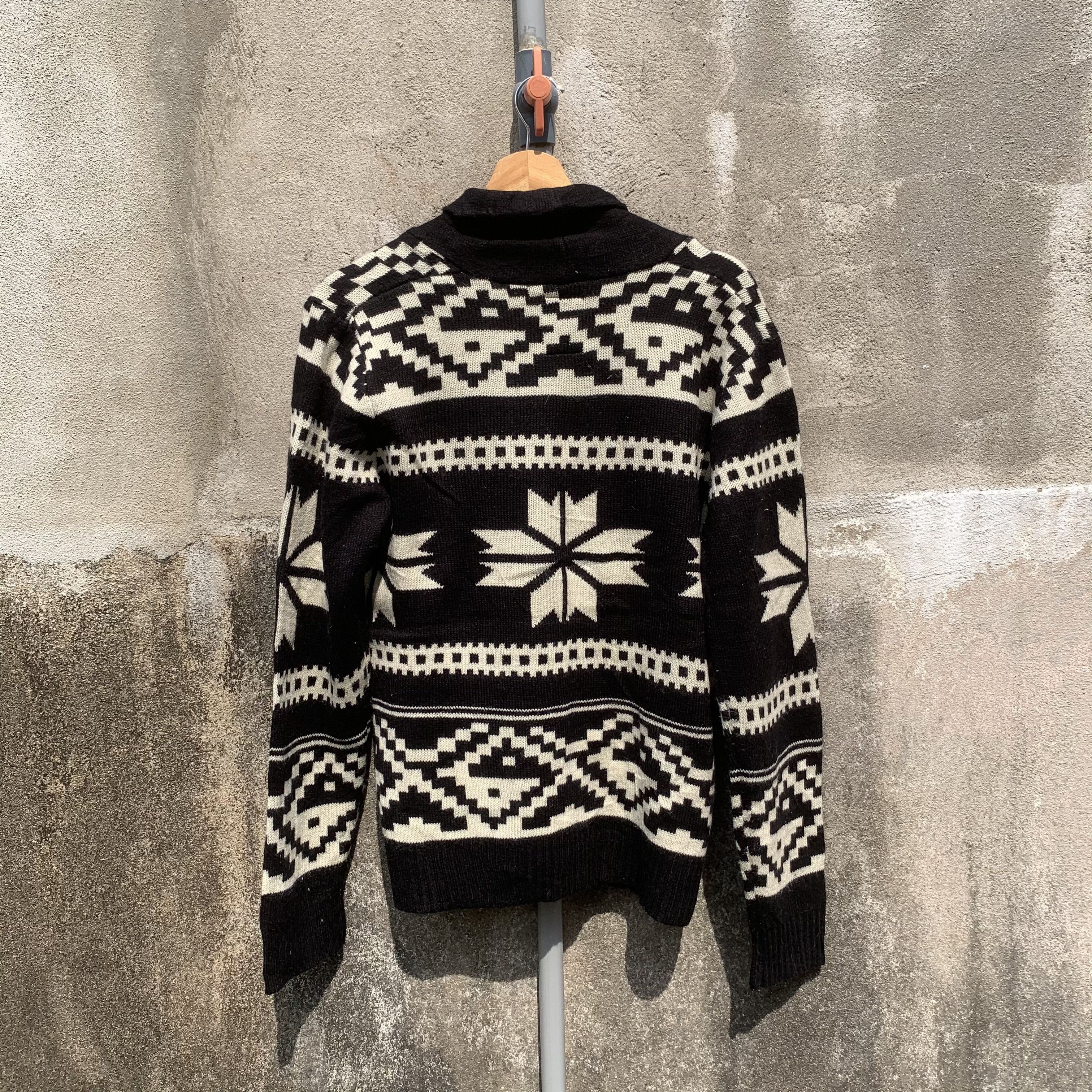 Japanese Brand 💥 STEALS💥 AZTEC Knit Navajo Jumper Native Cardigan Sweater Size US M / EU 48-50 / 2 - 8 Thumbnail