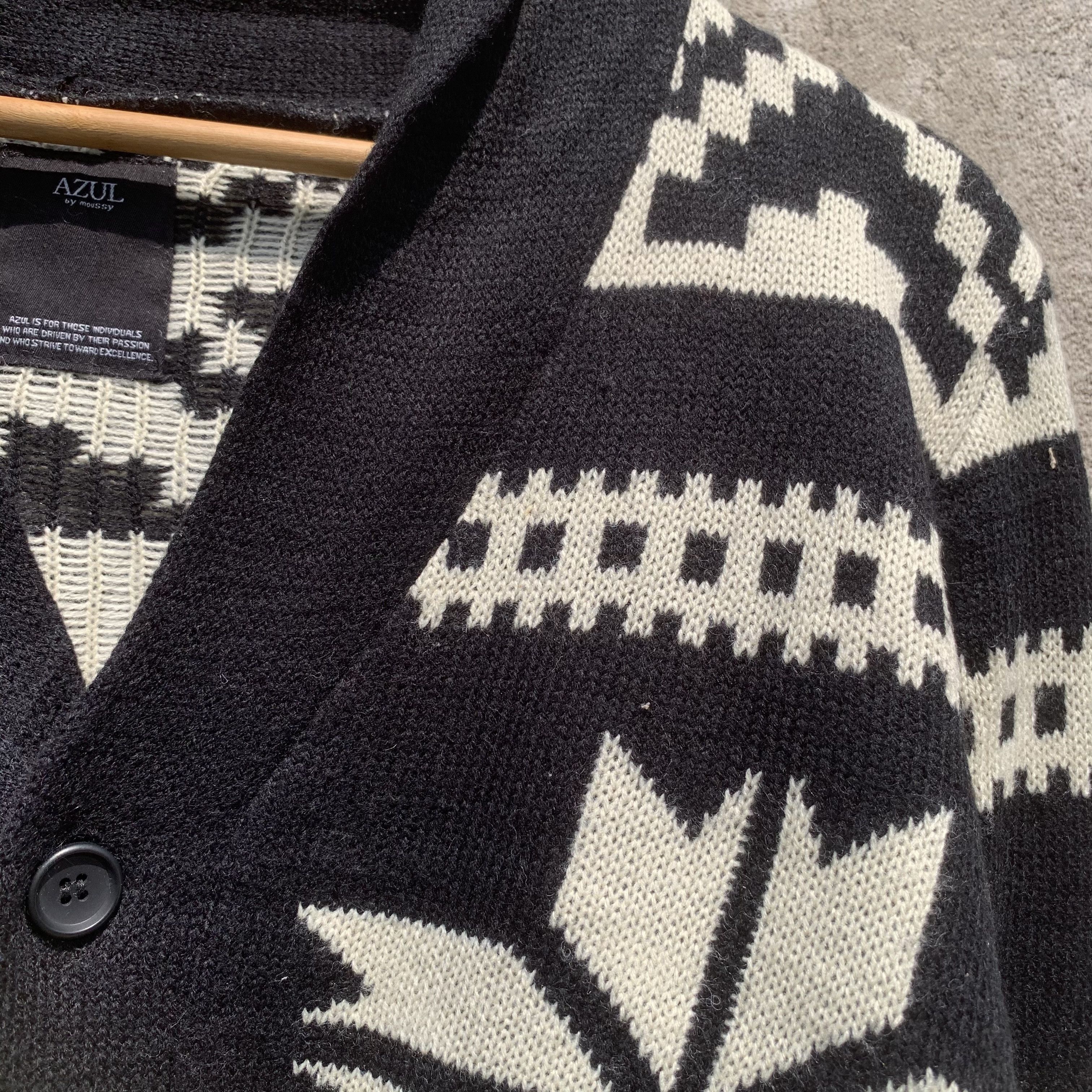 Japanese Brand 💥 STEALS💥 AZTEC Knit Navajo Jumper Native Cardigan Sweater Size US M / EU 48-50 / 2 - 5 Thumbnail