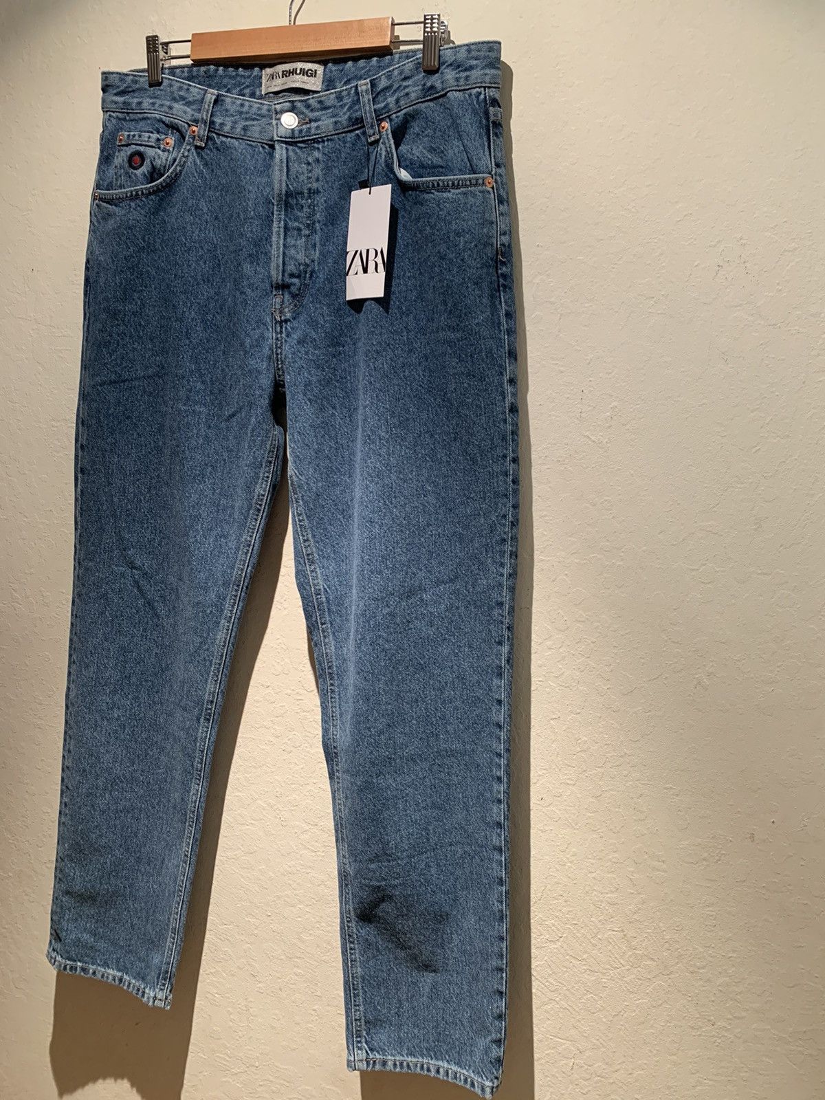 Rhude × Zara *RARE* New Rhude x Zara Rhuigi Turkish Made Denim Jeans - 34 Size US 34 / EU 50 - 1 Thumbnail