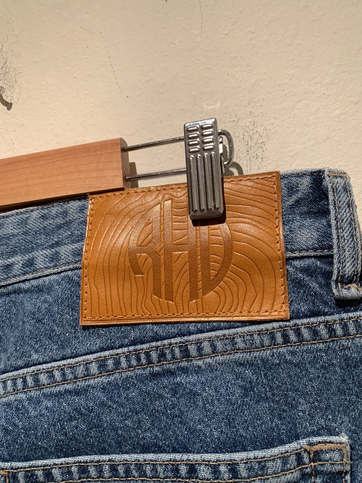 Rhude × Zara *RARE* New Rhude x Zara Rhuigi Turkish Made Denim Jeans - 34 Size US 34 / EU 50 - 8 Thumbnail